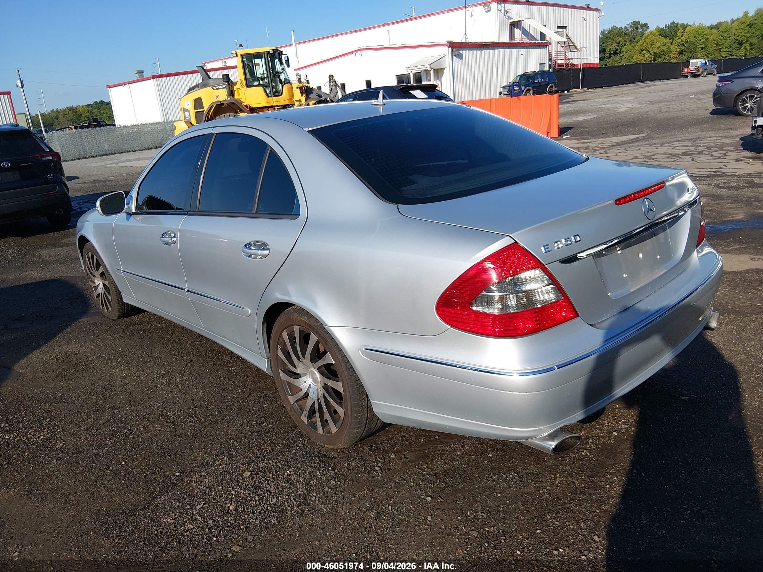 2007 Mercedes-benz E 350 4matic Silver vin: WDBUF87X87X215949