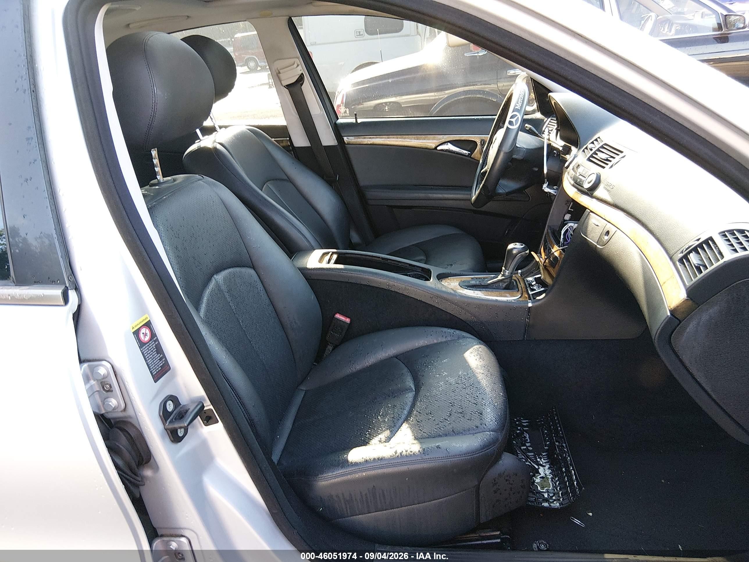 2007 Mercedes-benz E 350 4matic Silver vin: WDBUF87X87X215949