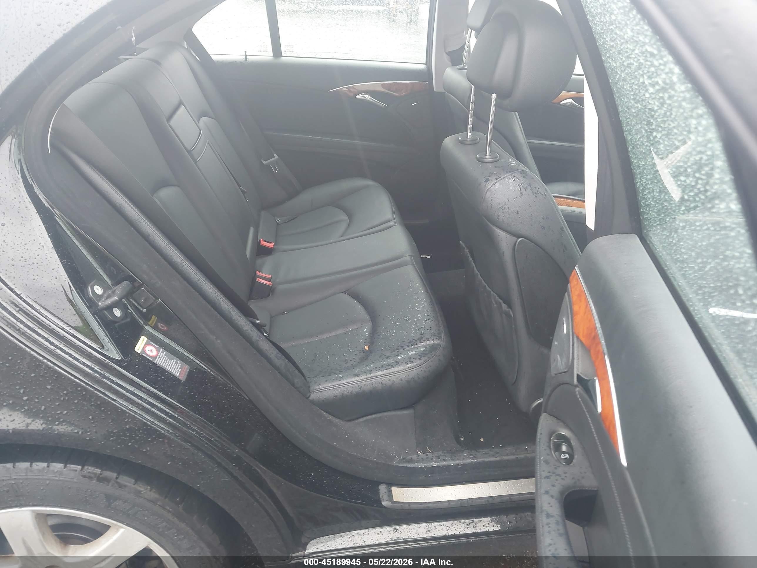 2008 Mercedes-benz E 350 4matic Black vin: WDBUF87X88B267516