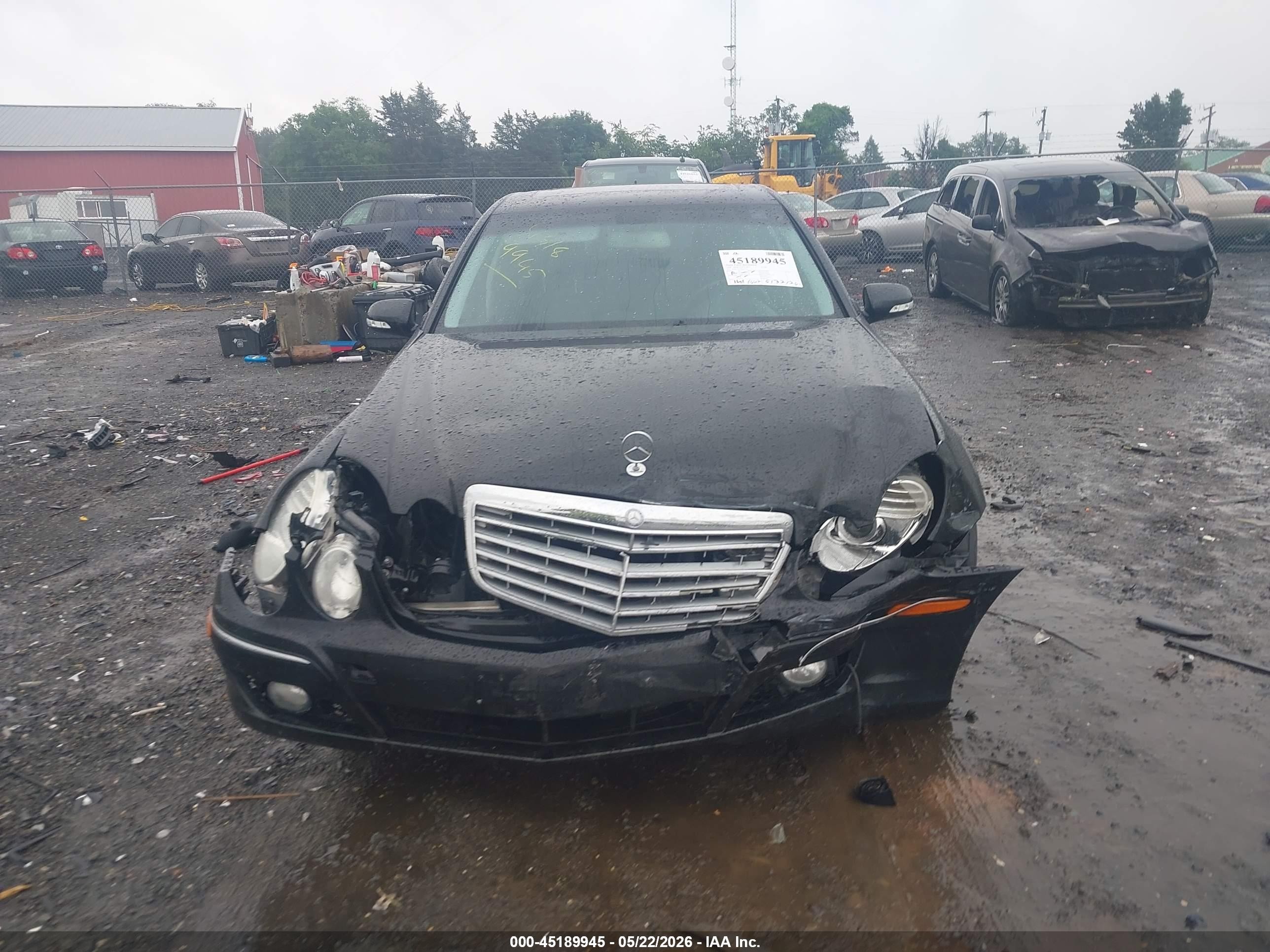2008 Mercedes-benz E 350 4matic Black vin: WDBUF87X88B267516