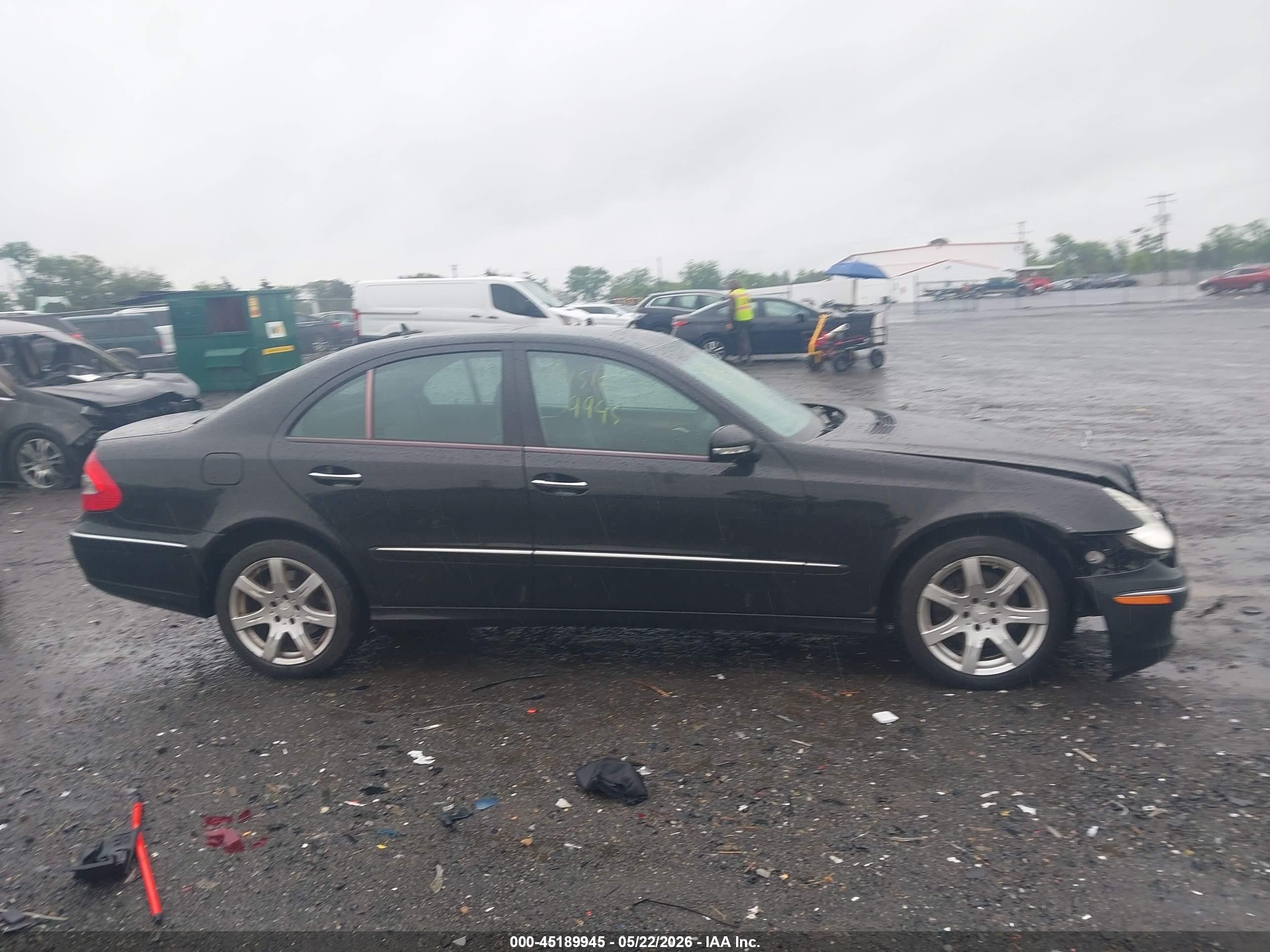 2008 Mercedes-benz E 350 4matic Black vin: WDBUF87X88B267516
