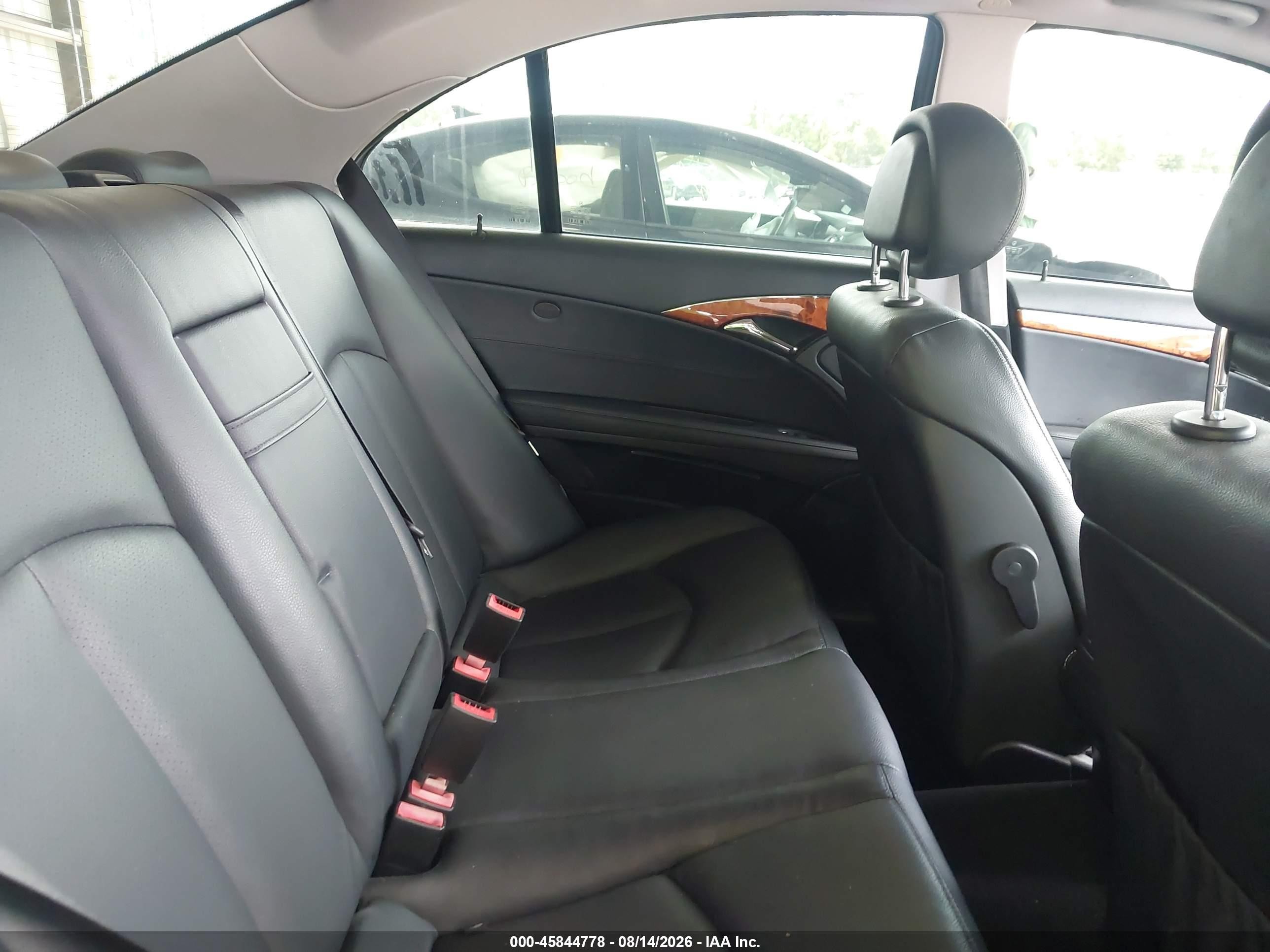 2008 Mercedes-benz E 350 4matic Black vin: WDBUF87X88B298751