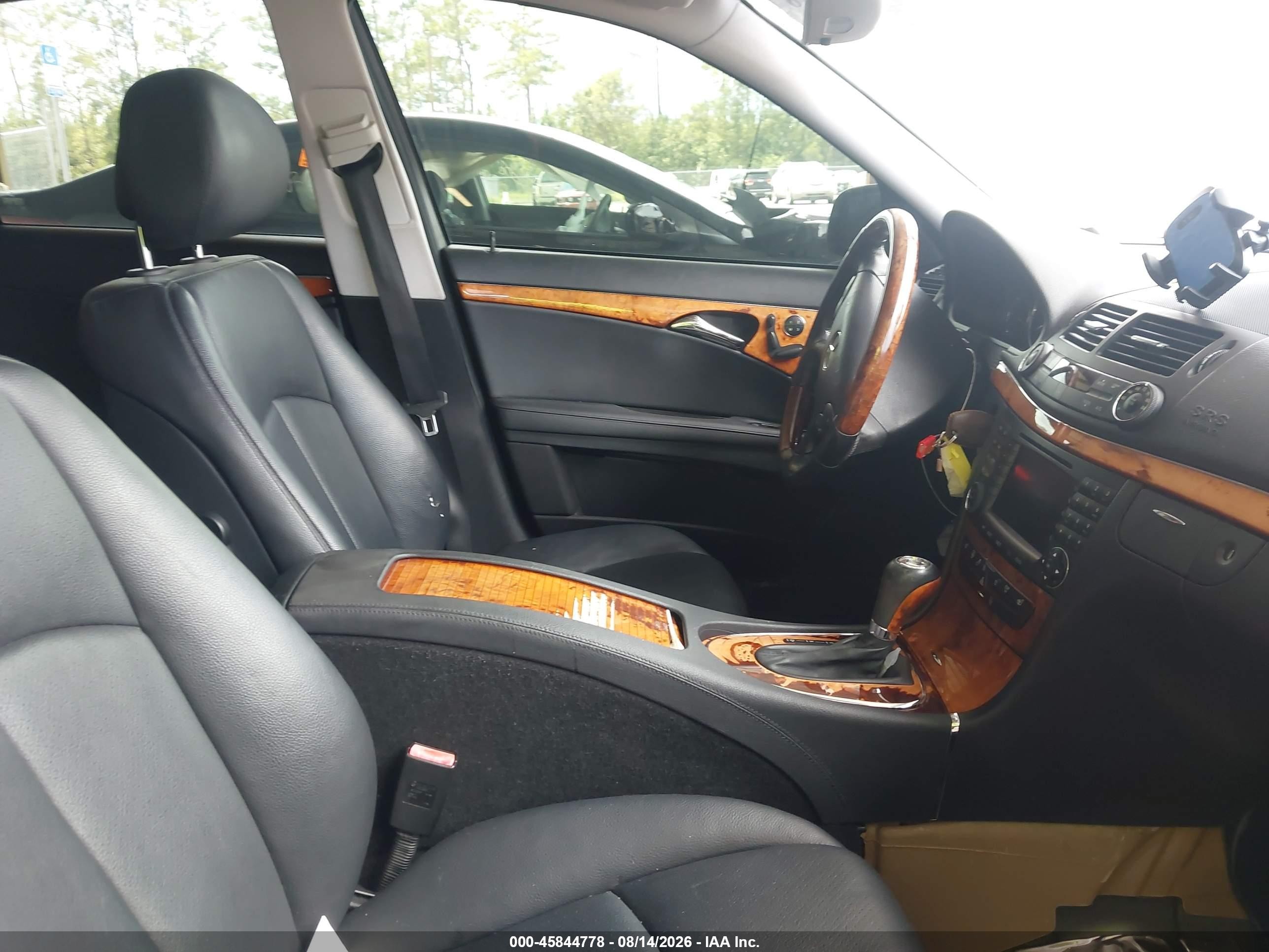 2008 Mercedes-benz E 350 4matic Black vin: WDBUF87X88B298751