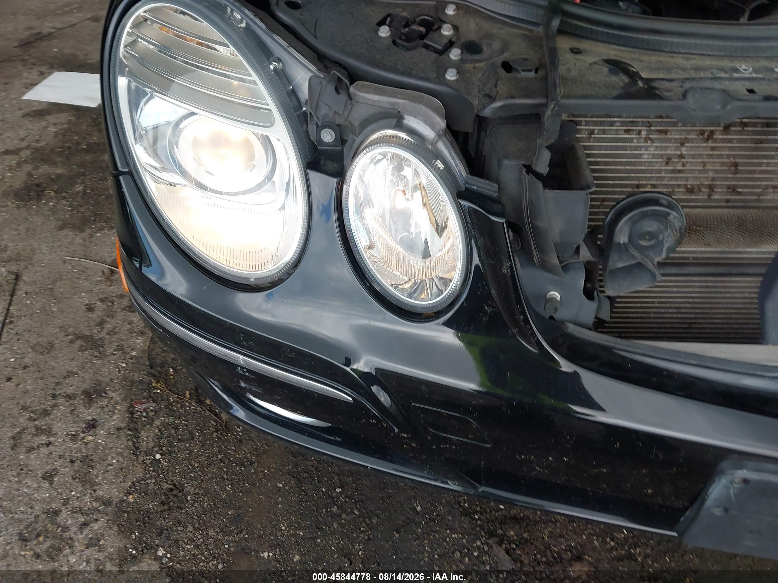 2008 Mercedes-benz E 350 4matic Black vin: WDBUF87X88B298751