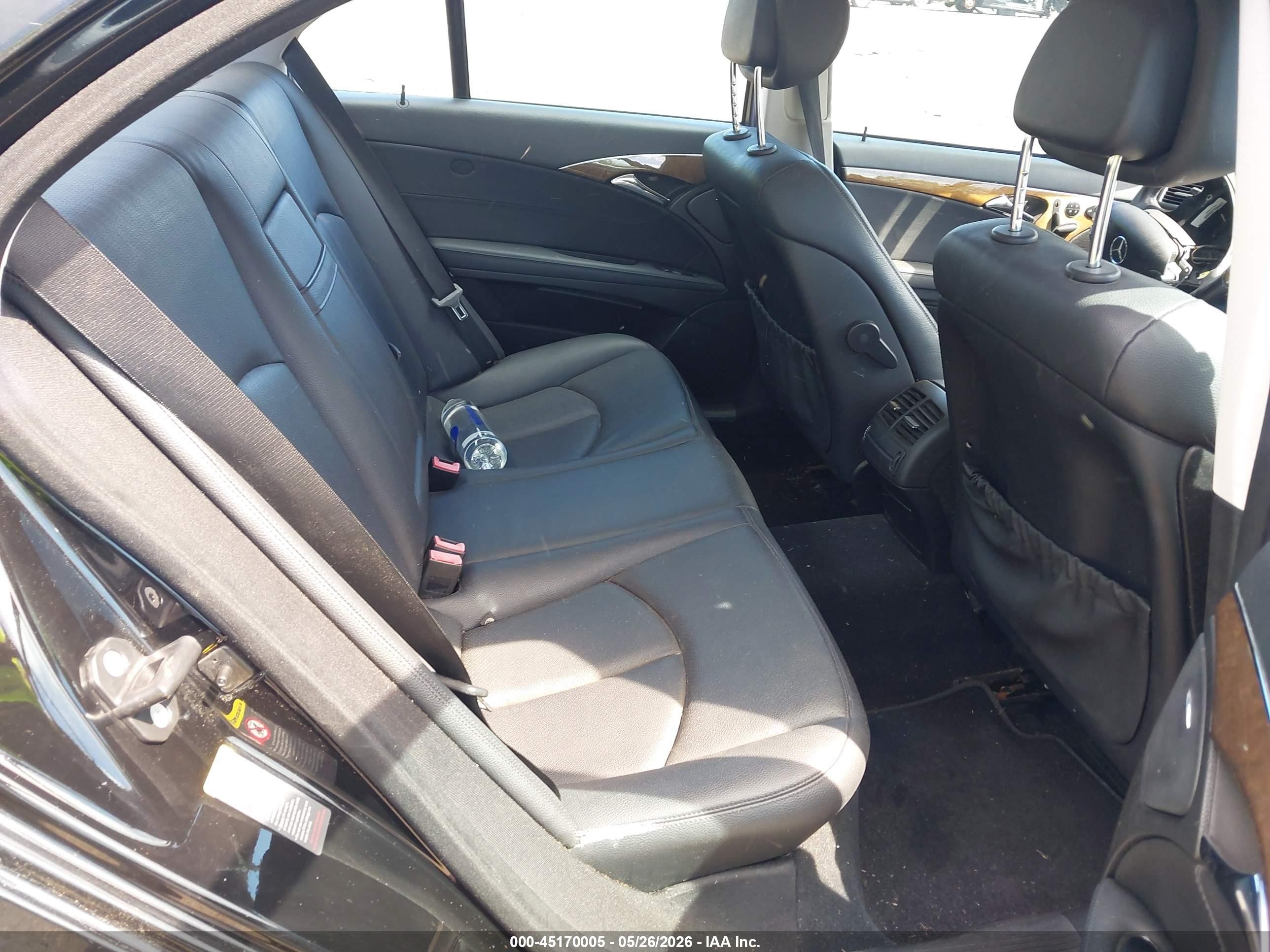 2008 Mercedes-benz E 350 4matic Black vin: WDBUF87X88B310316