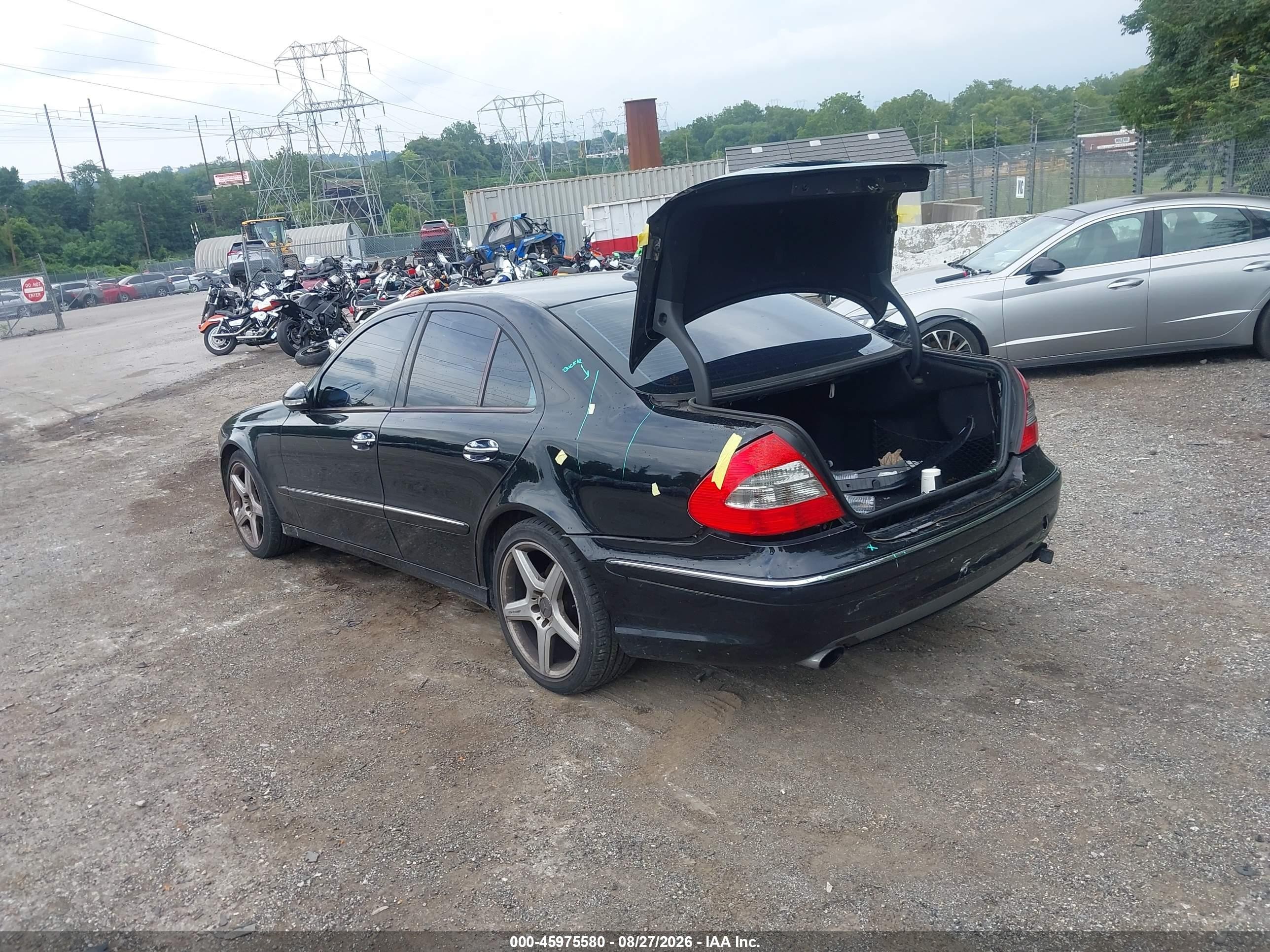 2009 Mercedes-benz E 350 4matic Black vin: WDBUF87X89B365480