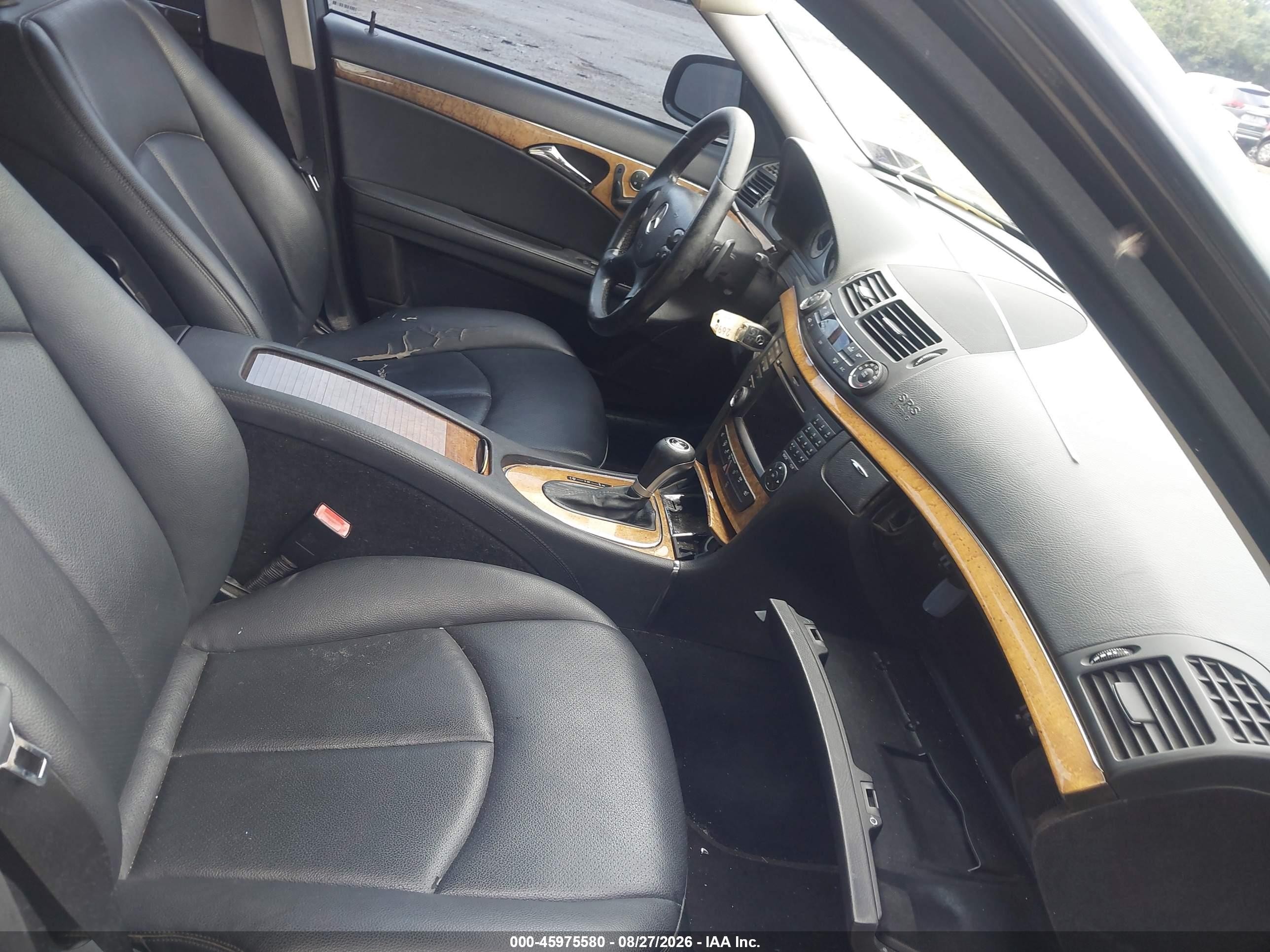 2009 Mercedes-benz E 350 4matic Black vin: WDBUF87X89B365480