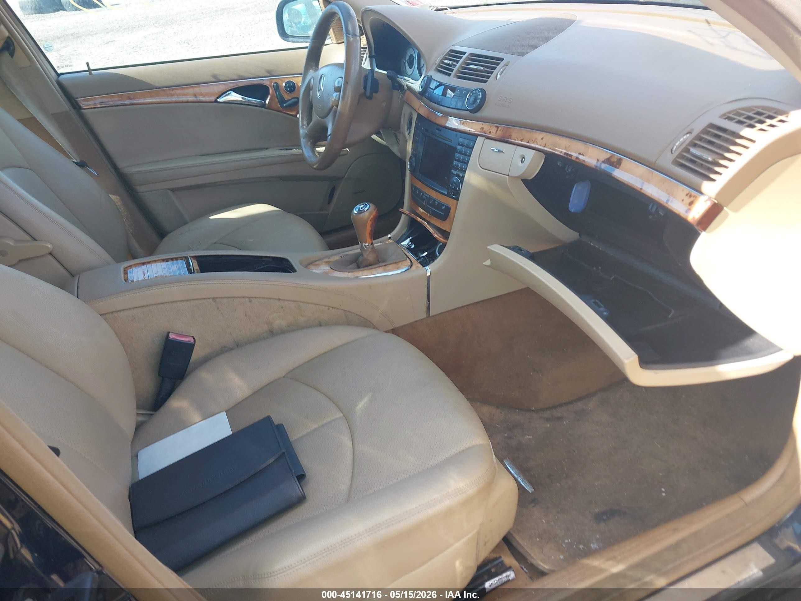 2009 Mercedes-benz E 350 4matic Синий vin: WDBUF87X89B413480