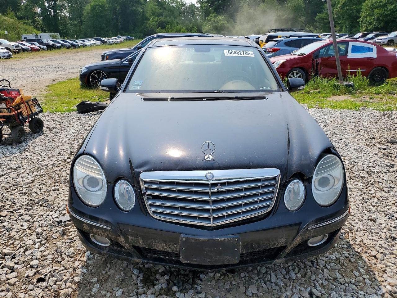 2007 Mercedes-benz E 350 Black vin: WDBUF87X97X219511