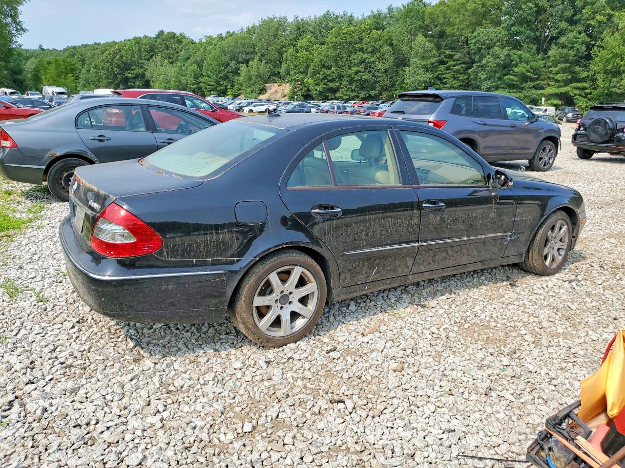 2007 Mercedes-benz E 350 Black vin: WDBUF87X97X219511
