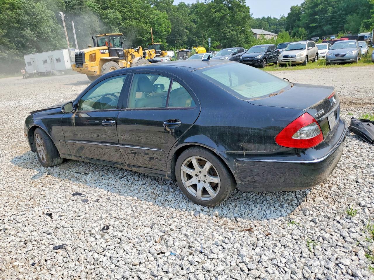 2007 Mercedes-benz E 350 Black vin: WDBUF87X97X219511