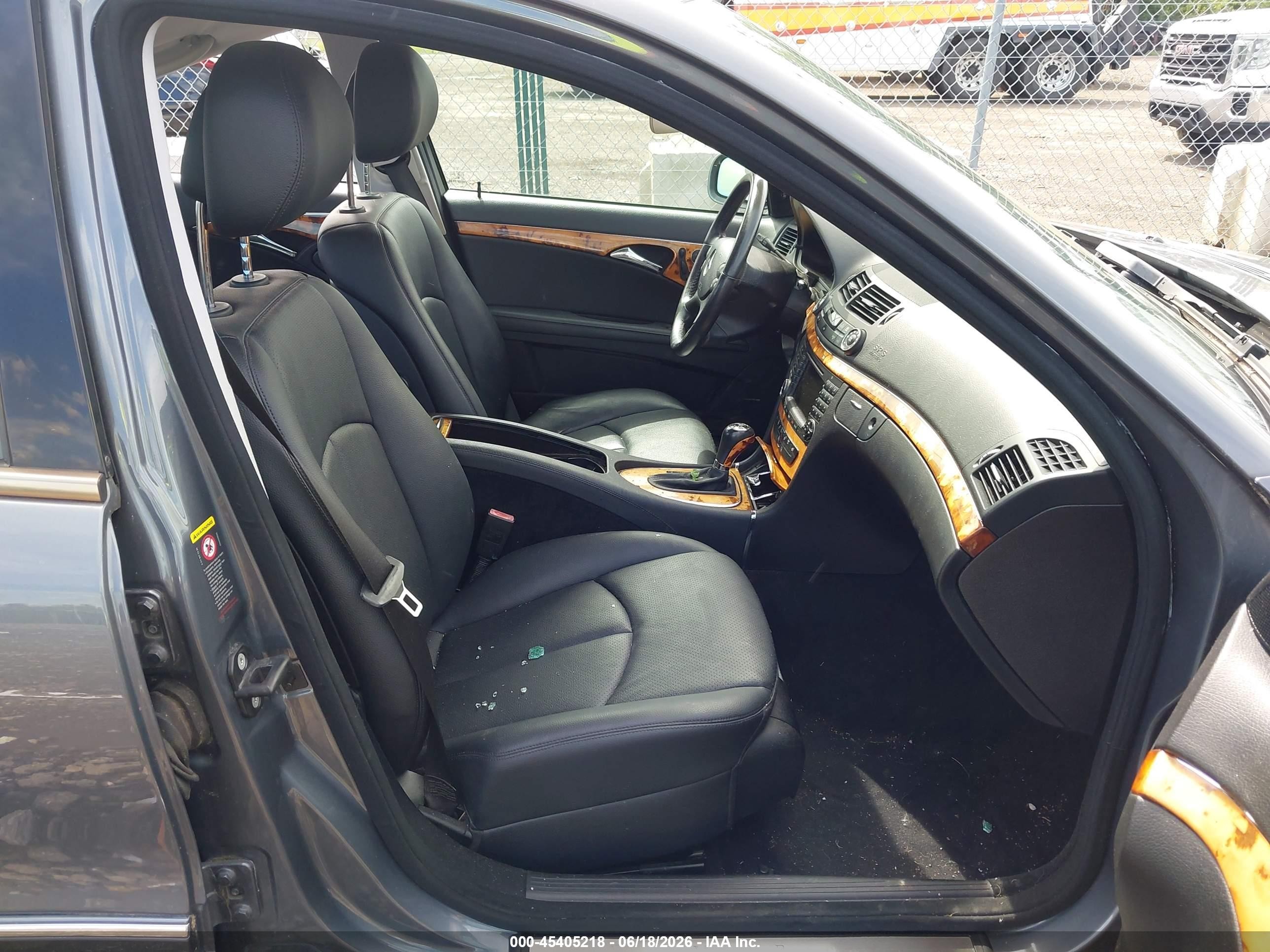 2007 Mercedes-benz E 350 4matic Gray vin: WDBUF87X97X219539