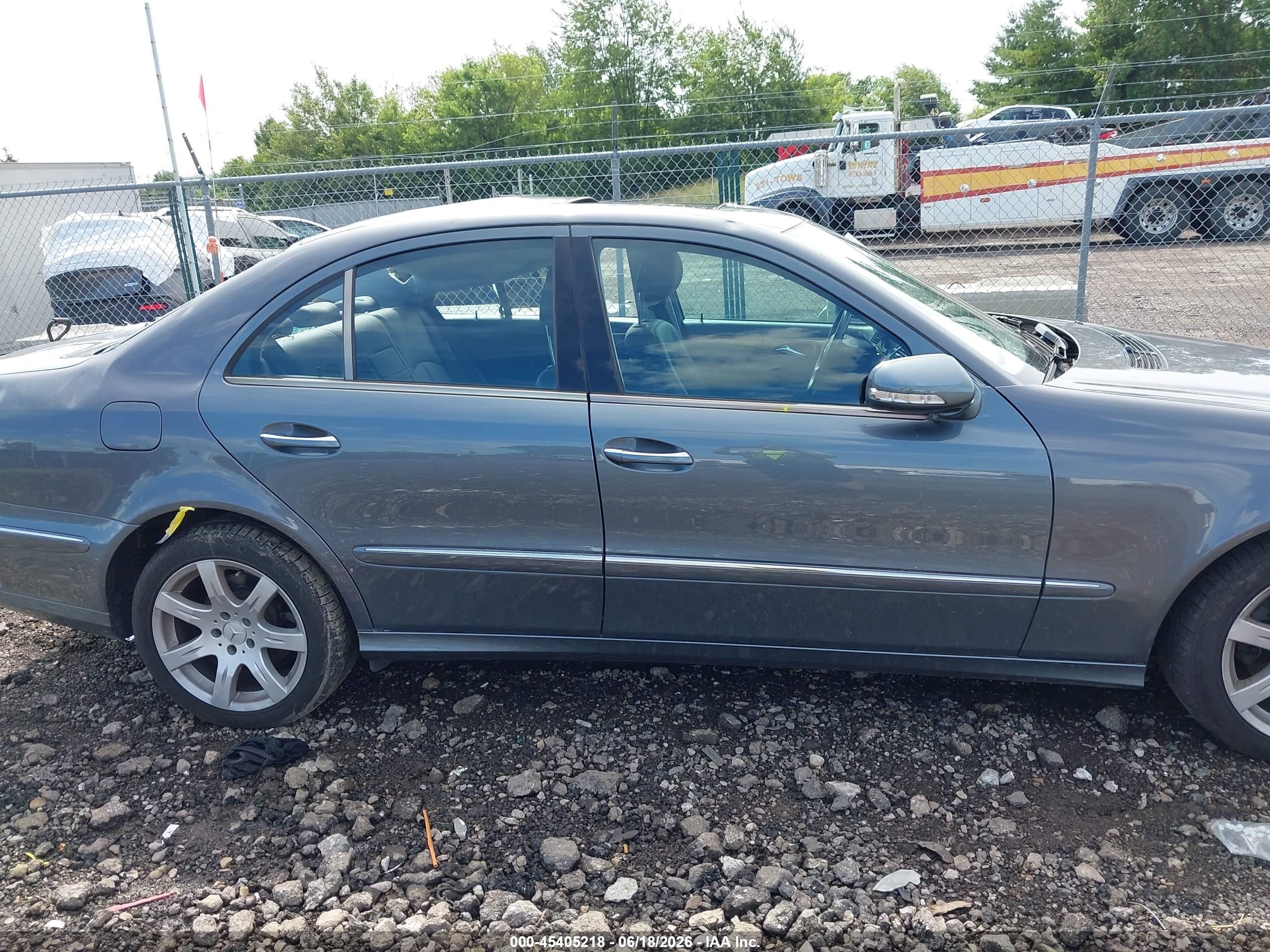 2007 Mercedes-benz E 350 4matic Gray vin: WDBUF87X97X219539