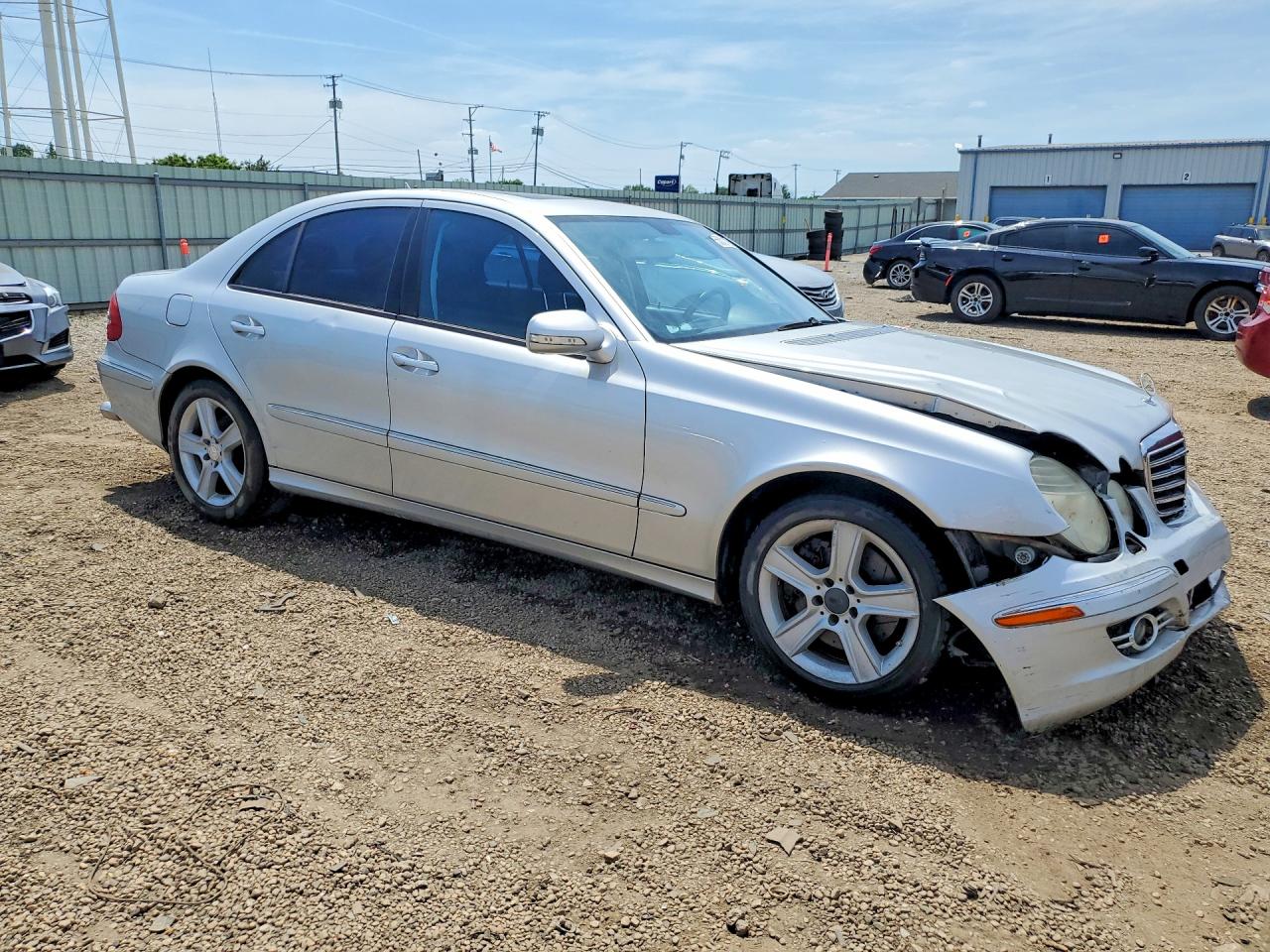 2008 Mercedes-benz E 350 4matic Silver vin: WDBUF87X98B208684