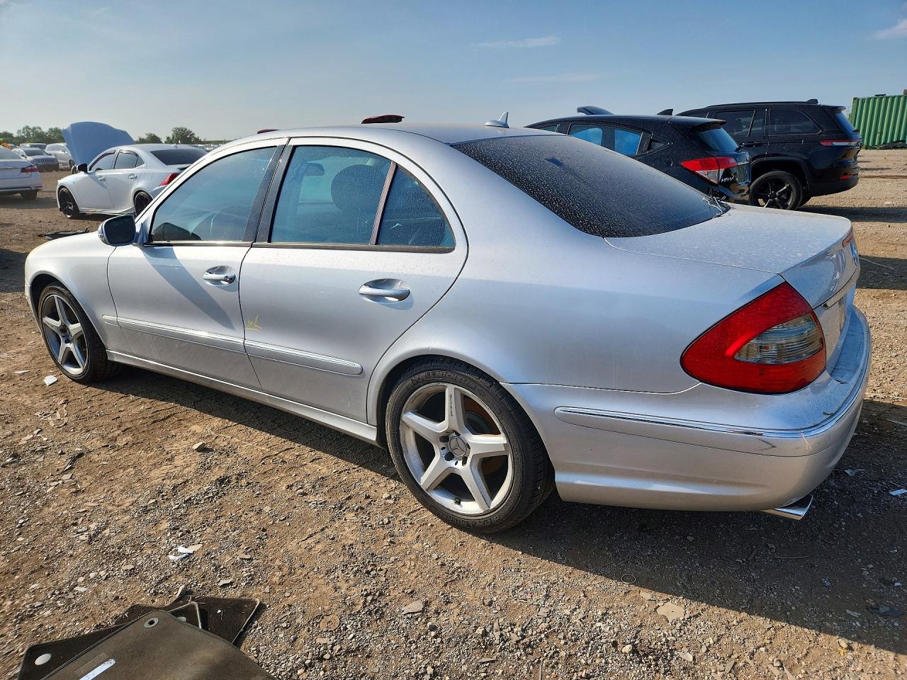2008 Mercedes-benz E 350 4matic Silver vin: WDBUF87X98B331739