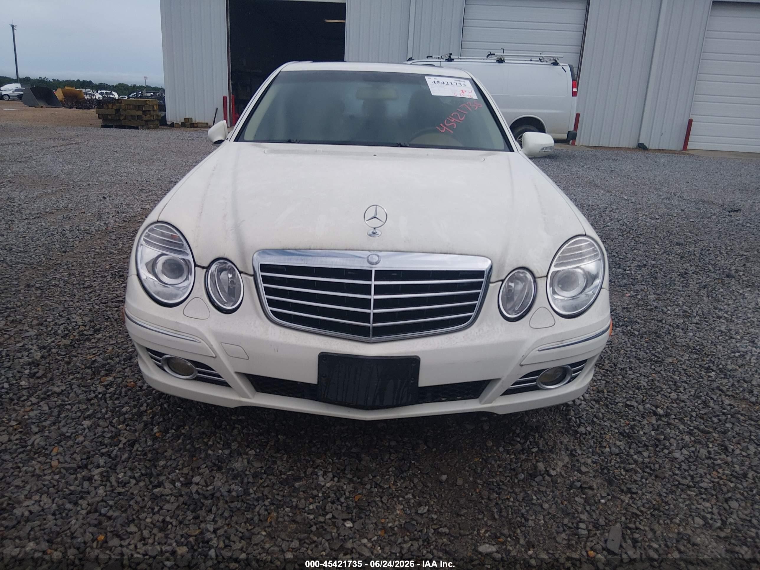 2008 Mercedes-benz E 350 4matic White vin: WDBUF87X98B336049