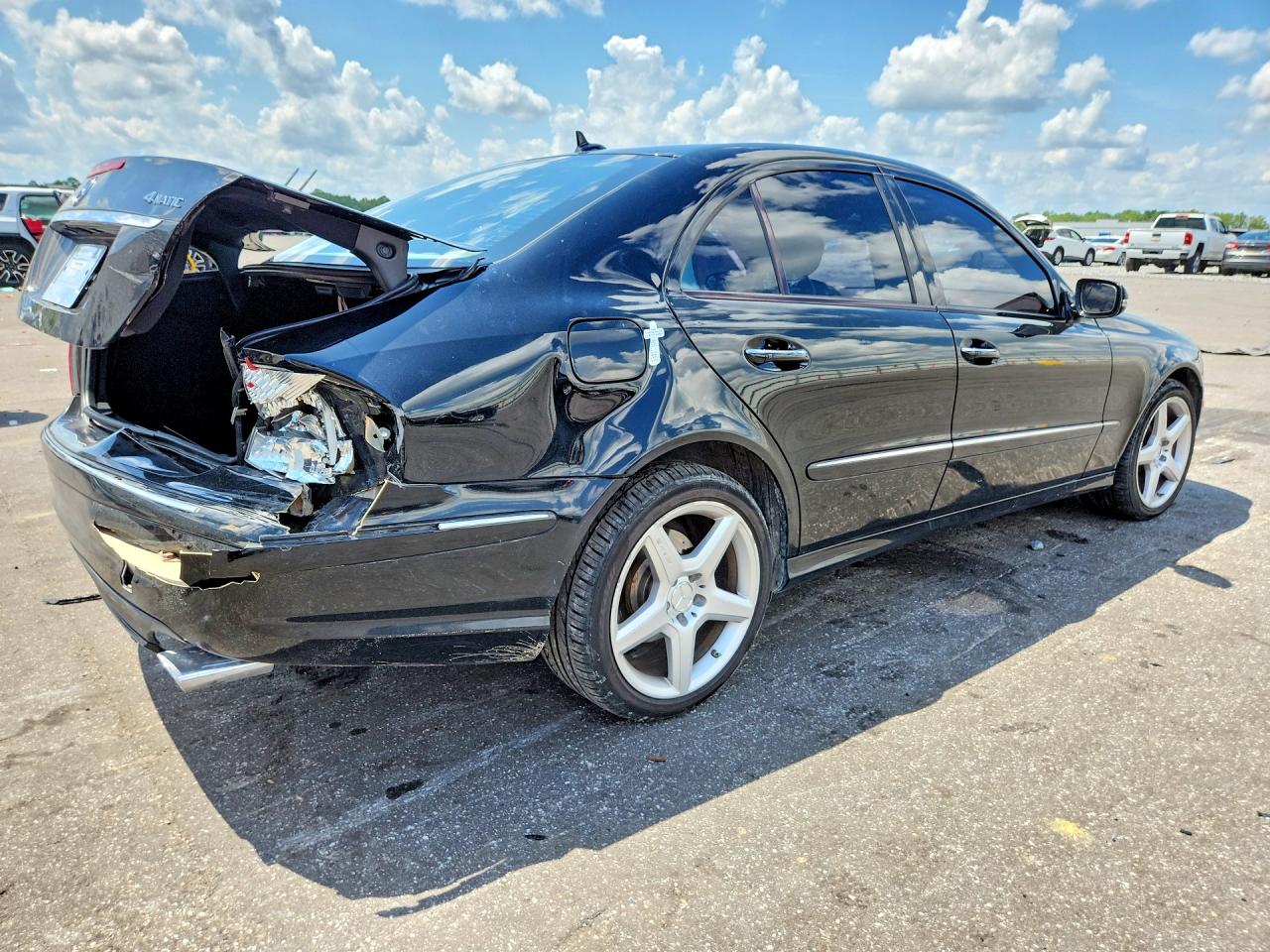 2009 Mercedes-benz E 350 4matic Black vin: WDBUF87X99B368324