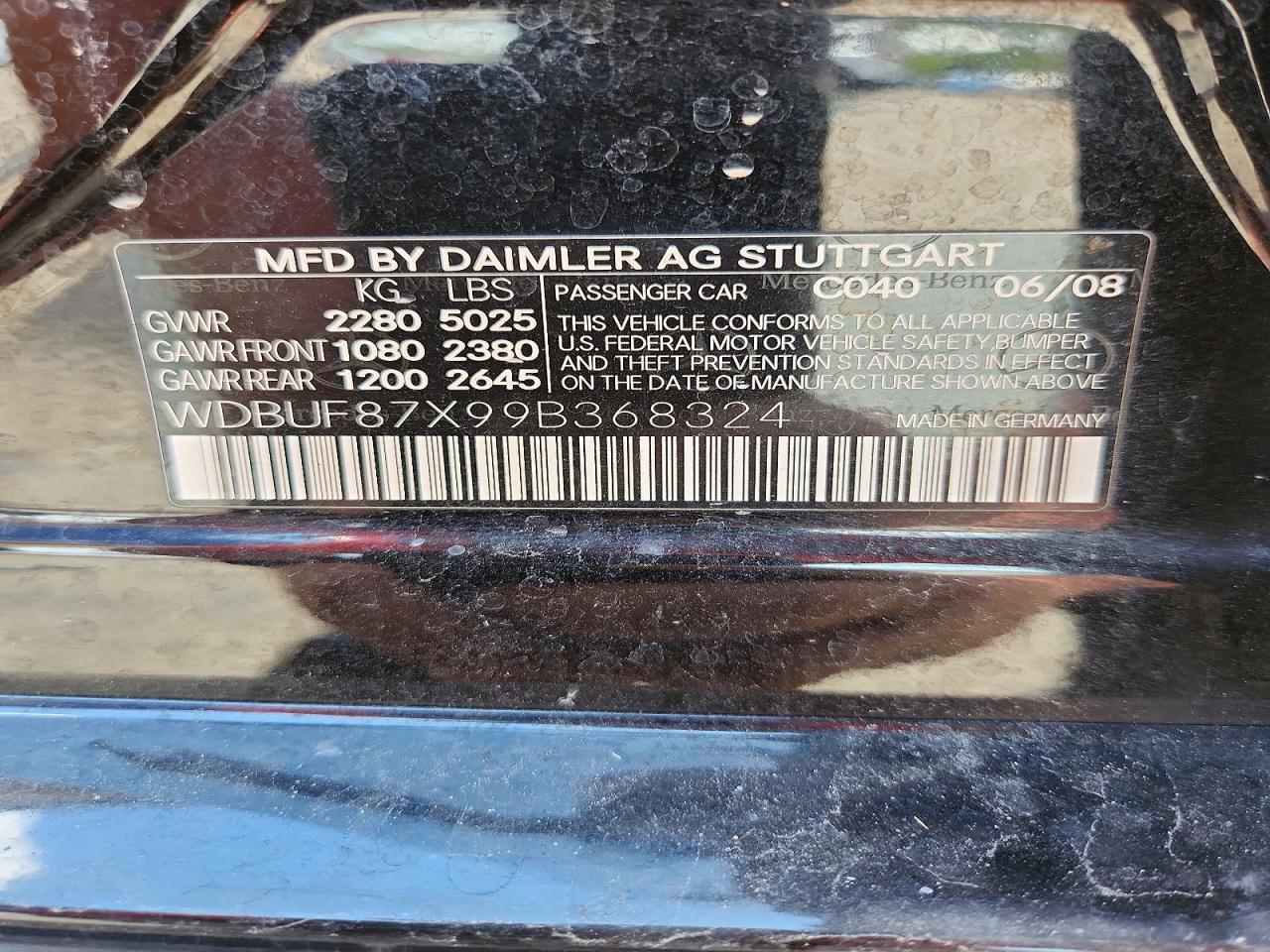 2009 Mercedes-benz E 350 4matic Black vin: WDBUF87X99B368324