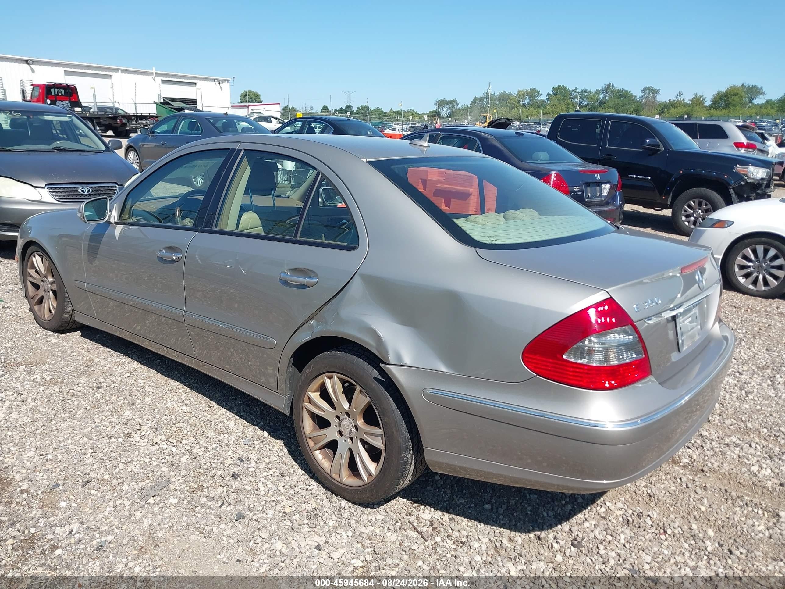 2009 Mercedes-benz E 350 4matic Silver vin: WDBUF87X99B371725