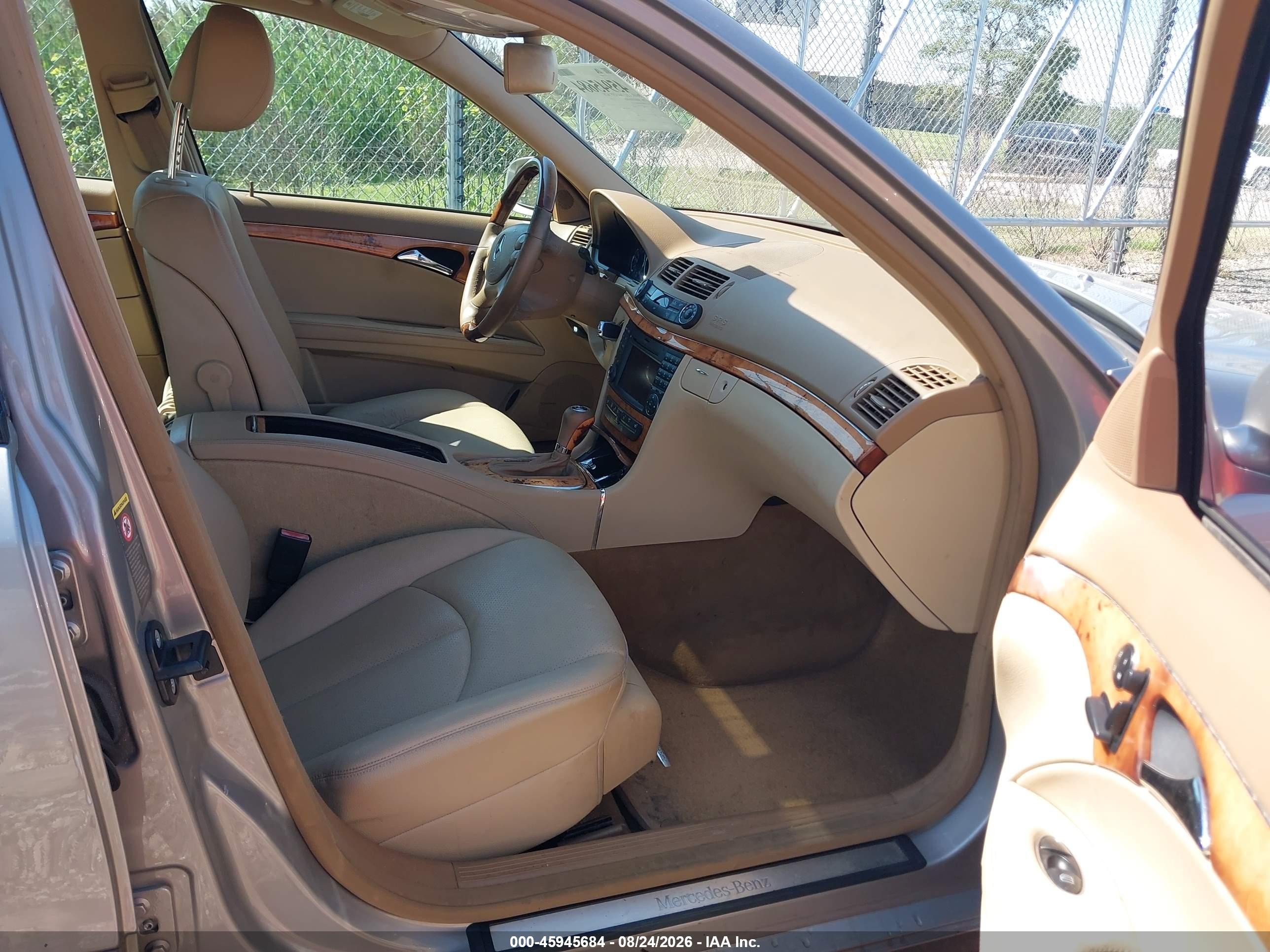 2009 Mercedes-benz E 350 4matic Silver vin: WDBUF87X99B371725