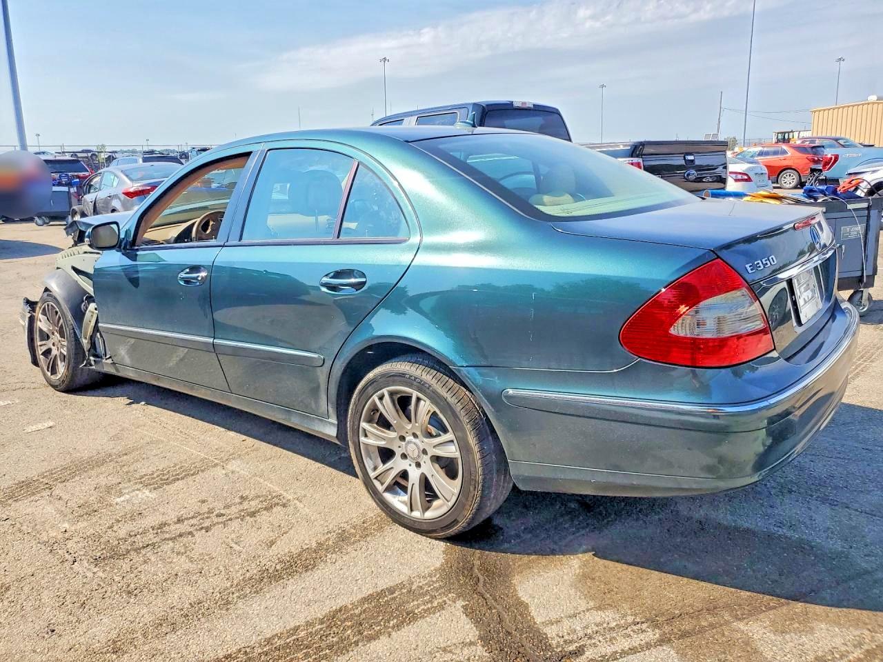 2009 Mercedes-benz E 350 4matic Green vin: WDBUF87X99B378223