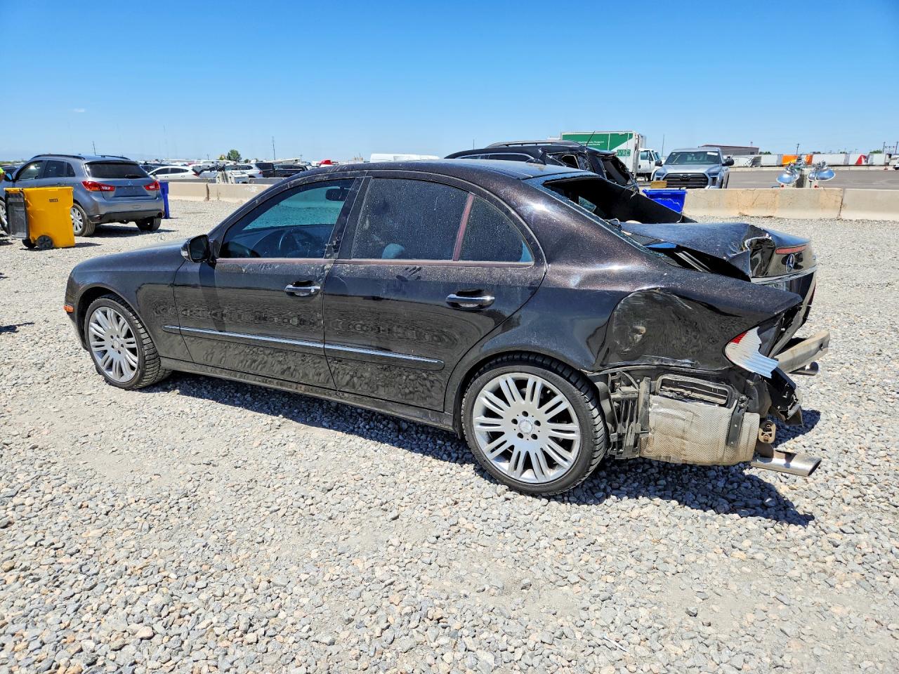 2008 Mercedes-benz E 550 4matic Black vin: WDBUF90X18B224667