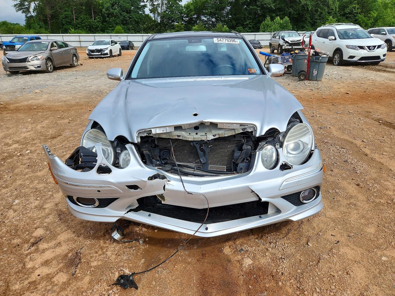 2009 Mercedes-benz E 550 4matic Silver vin: WDBUF90X79B393173
