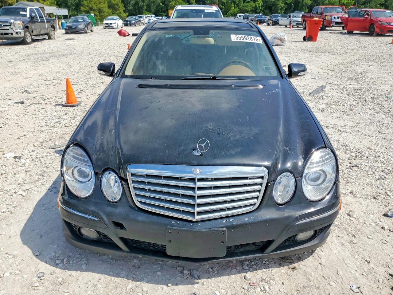 2007 Mercedes-benz E 550 4matic Black vin: WDBUF90X97X212929