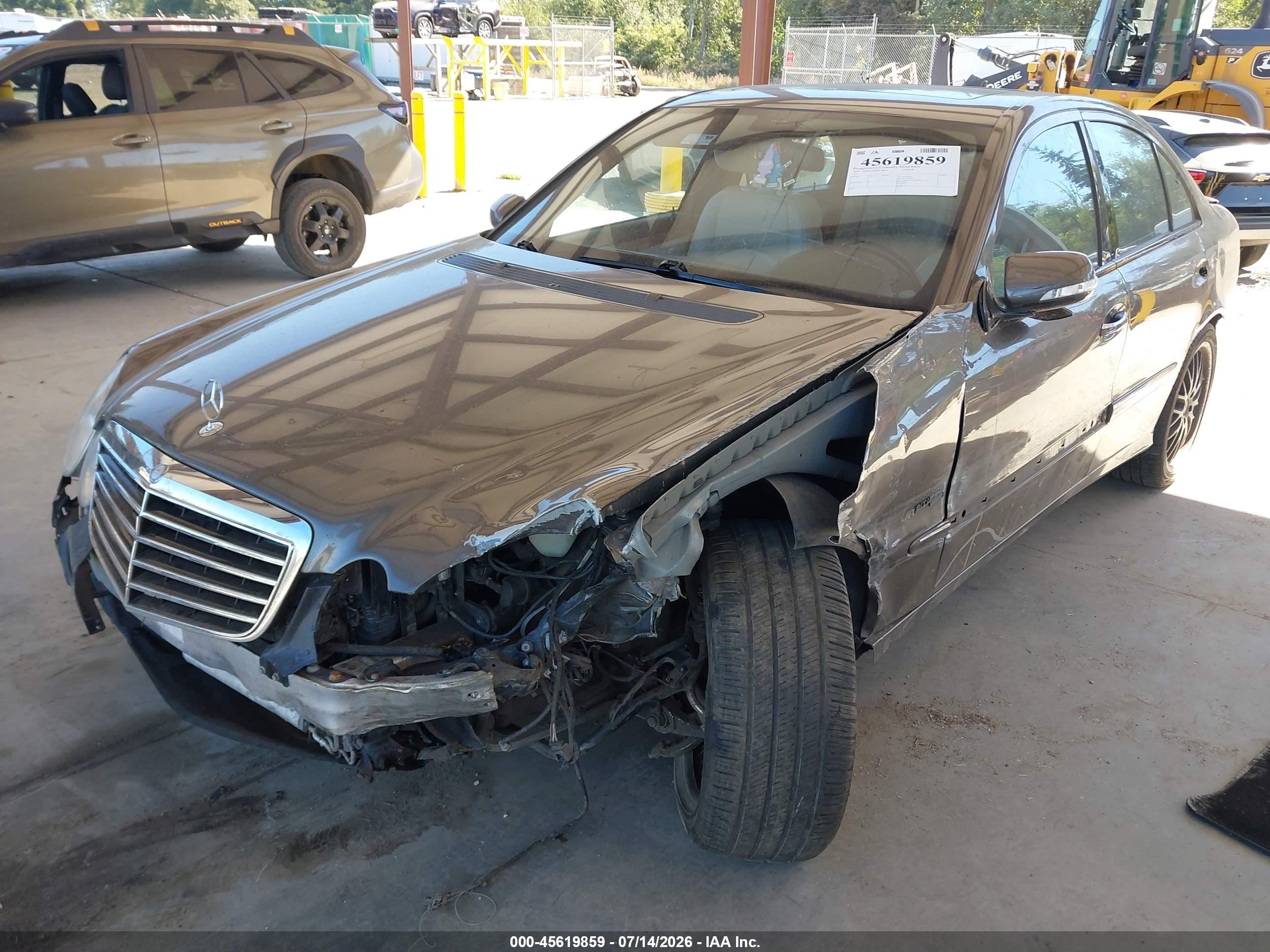 2008 Mercedes-benz E 550 4matic Gray vin: WDBUF90X98B277262