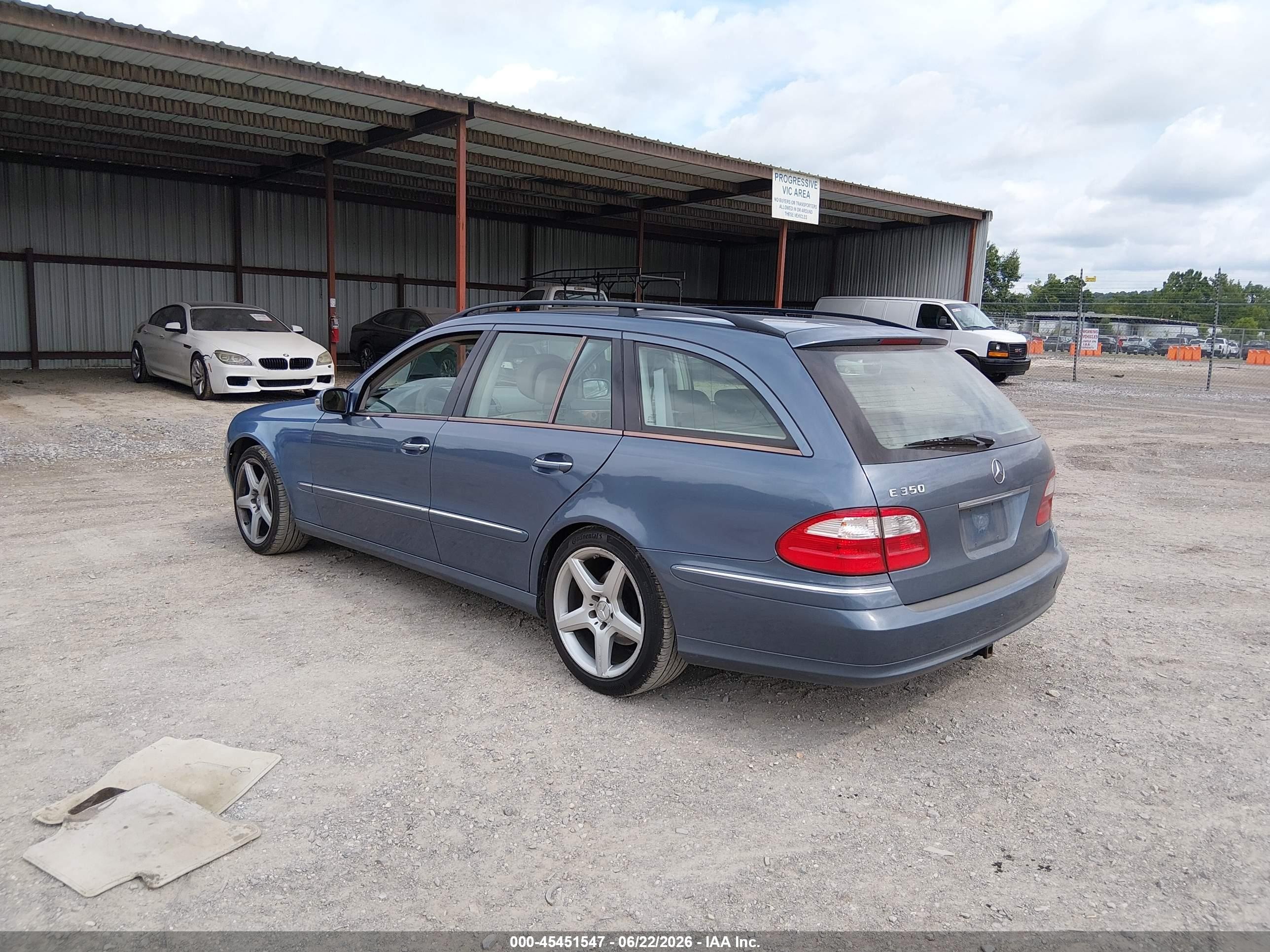 2006 Mercedes-benz E 350   Blue vin: WDBUH56J46A953707