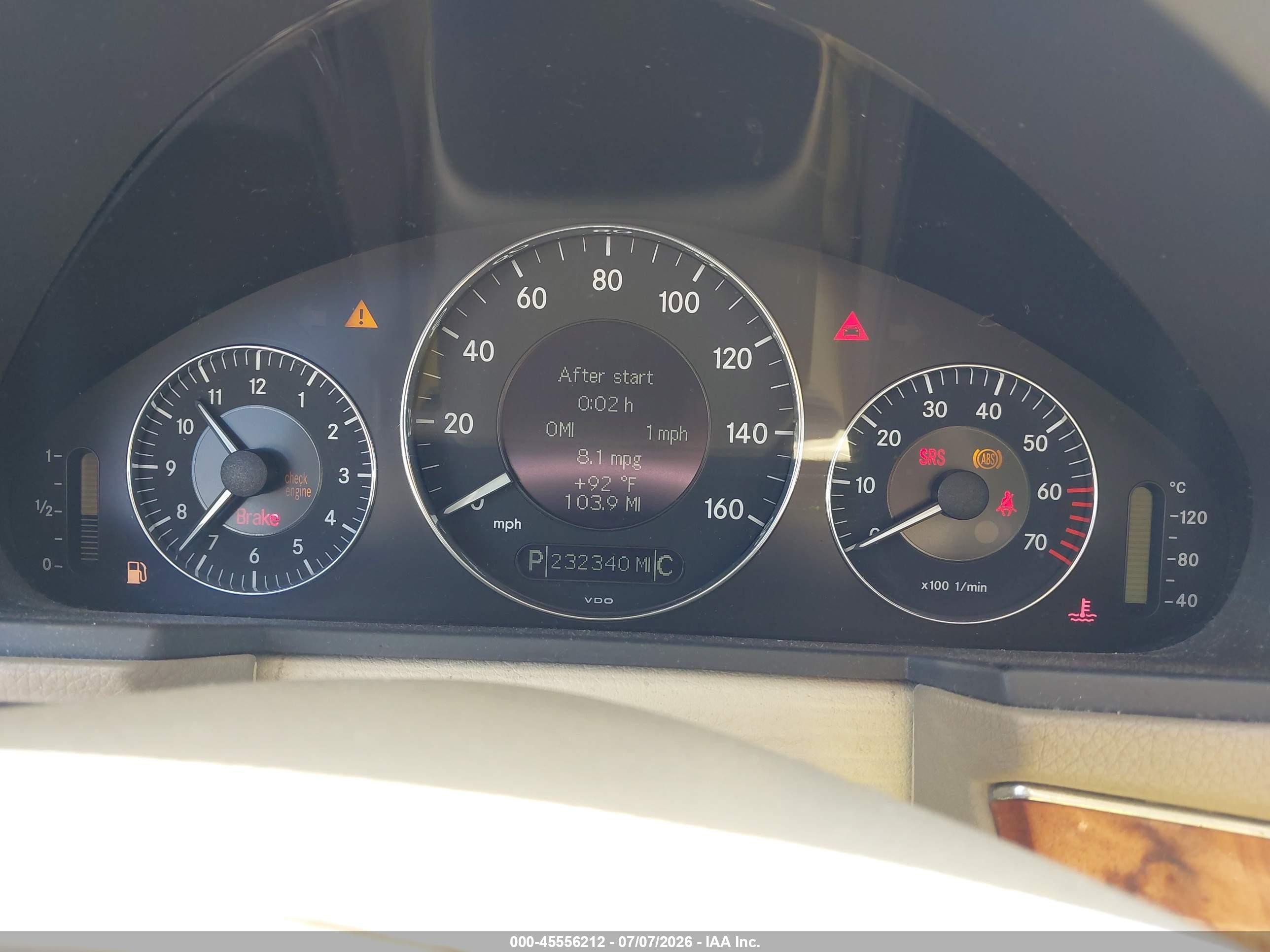 2004 Mercedes-benz E 320   Silver vin: WDBUH65J14A544388