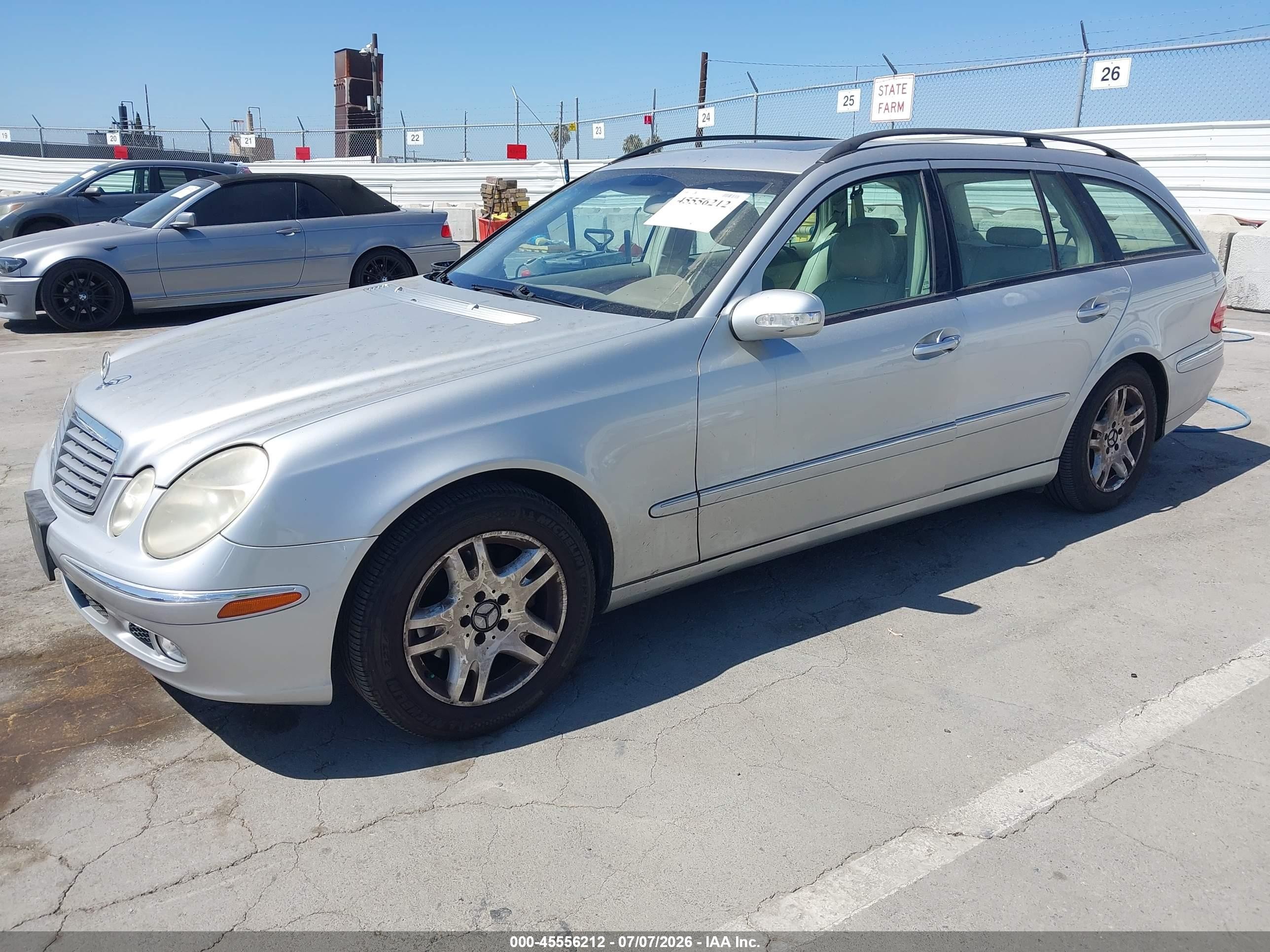 2004 Mercedes-benz E 320   Silver vin: WDBUH65J14A544388
