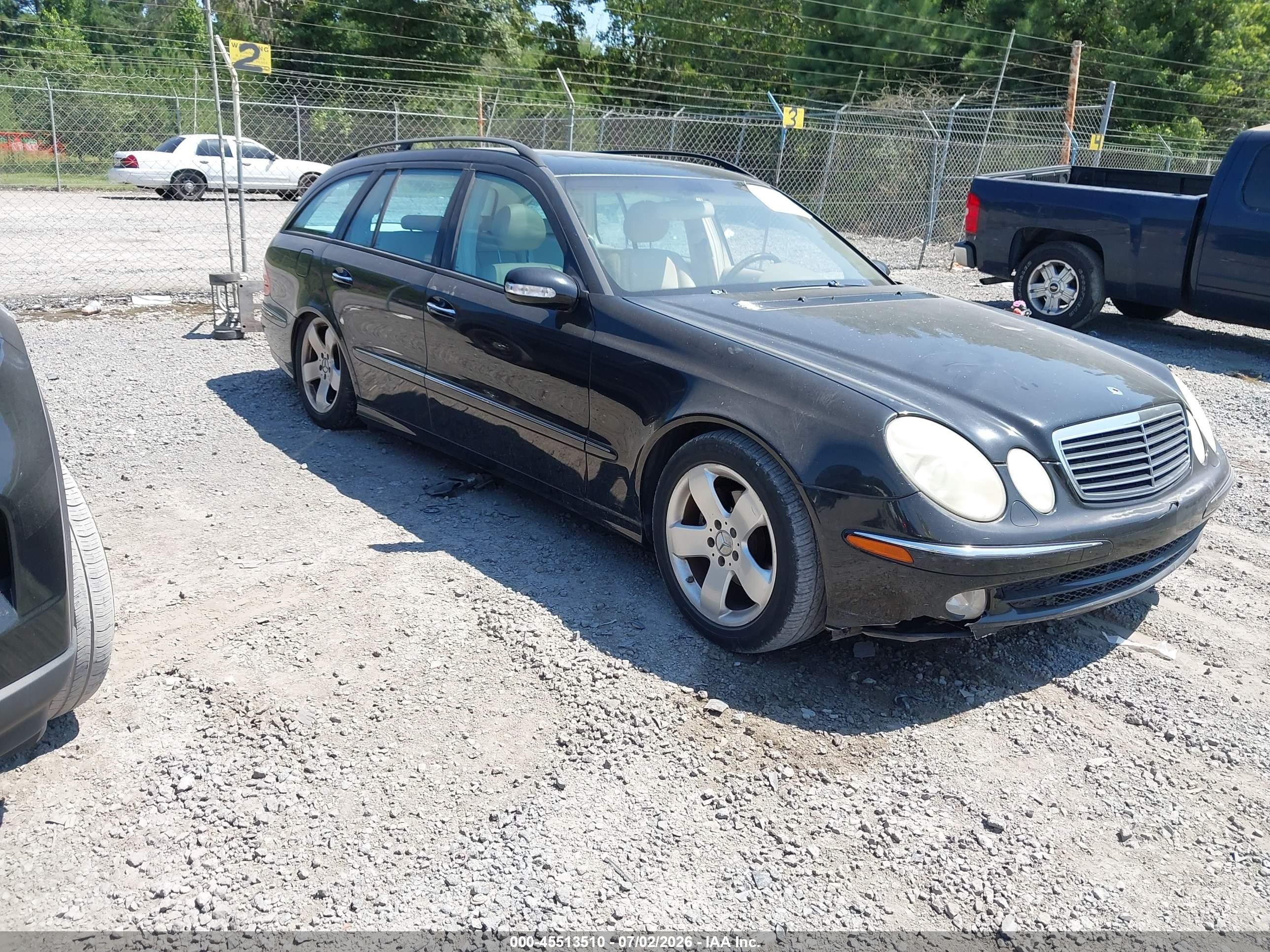 2004 Mercedes-benz E 320   Black vin: WDBUH65J24A475257