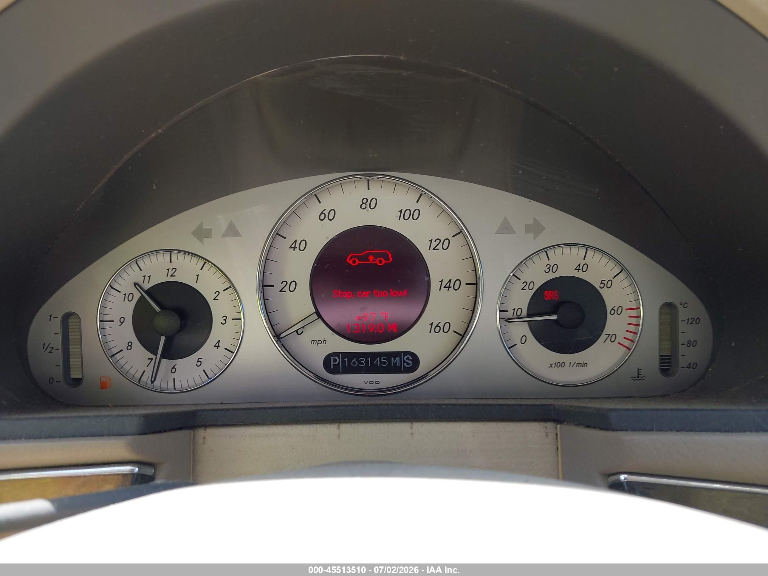 2004 Mercedes-benz E 320   Black vin: WDBUH65J24A475257