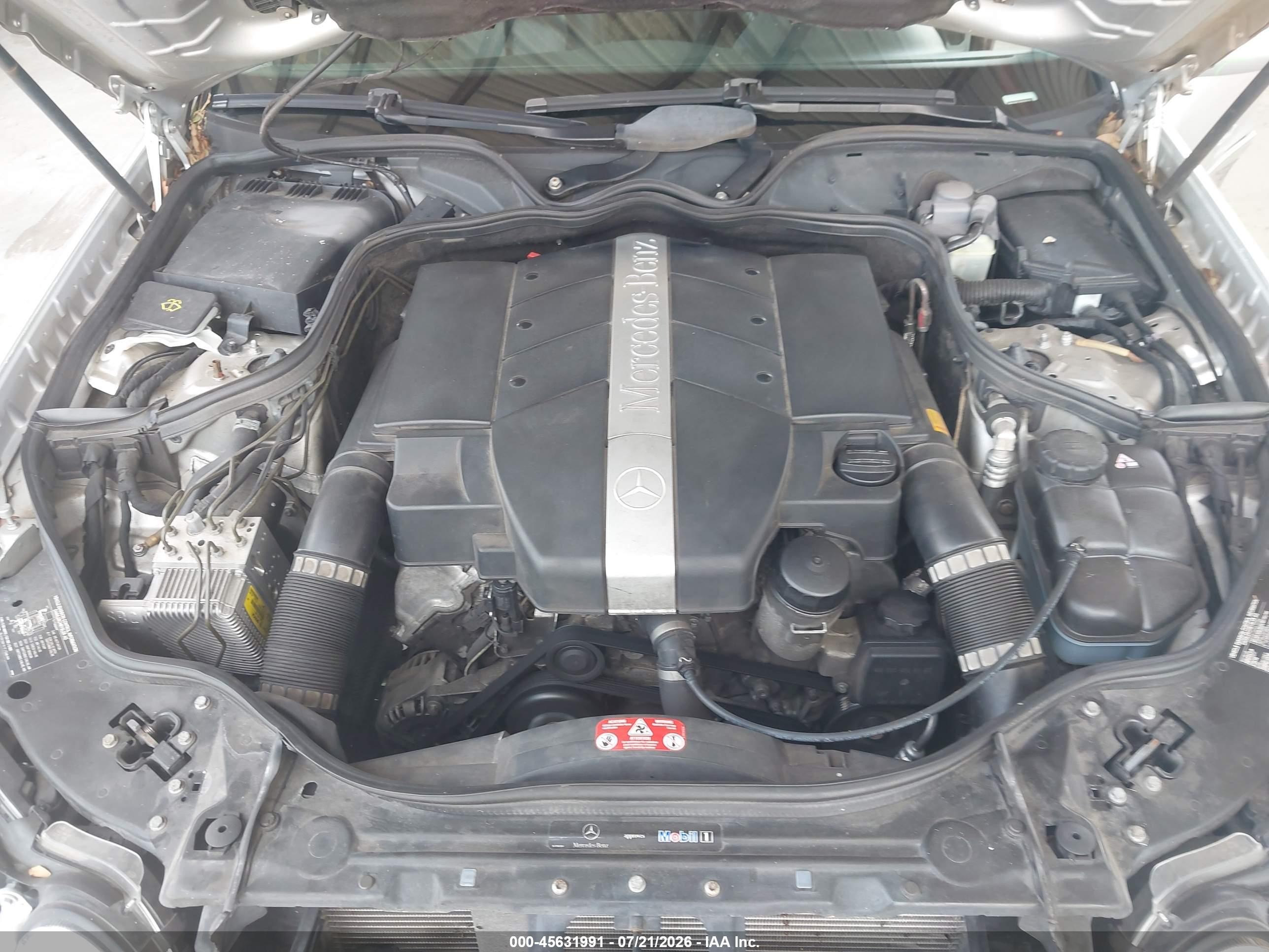 2004 Mercedes-benz E 320   Silver vin: WDBUH65J64A392124