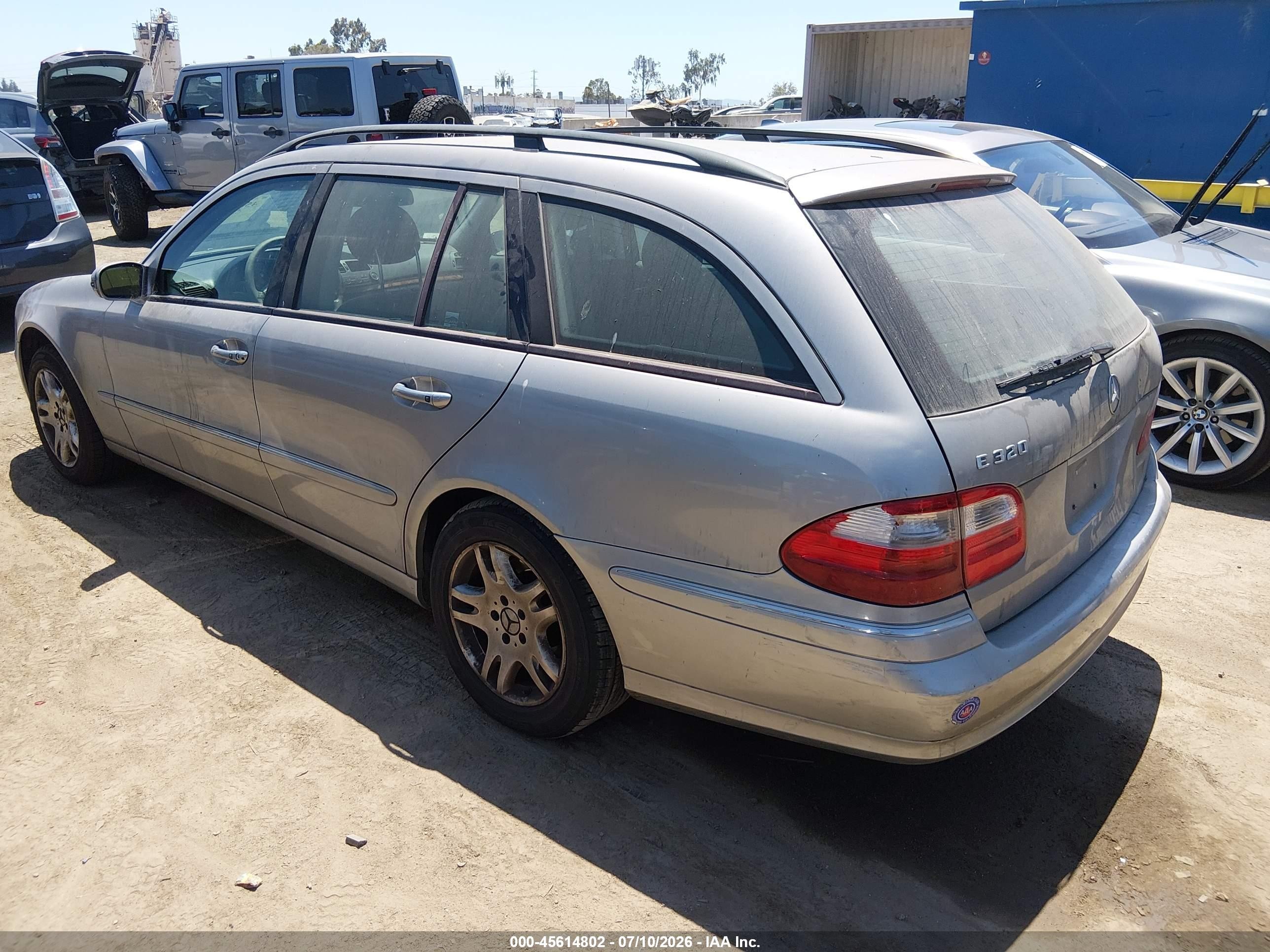2004 Mercedes-benz E 320   Silver vin: WDBUH65J64A536836