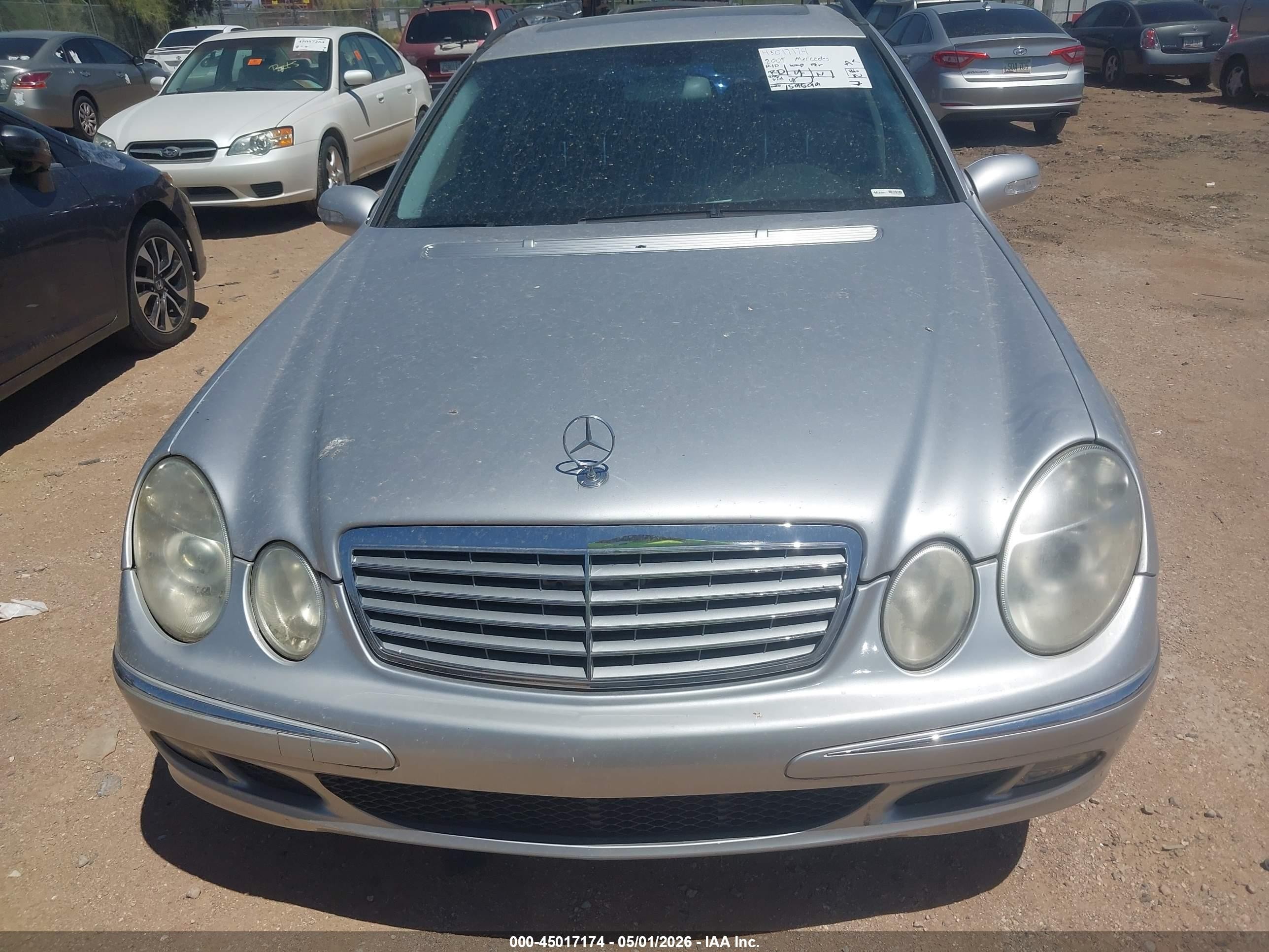 2005 Mercedes-benz E 320   Серебряный vin: WDBUH65J65A633035