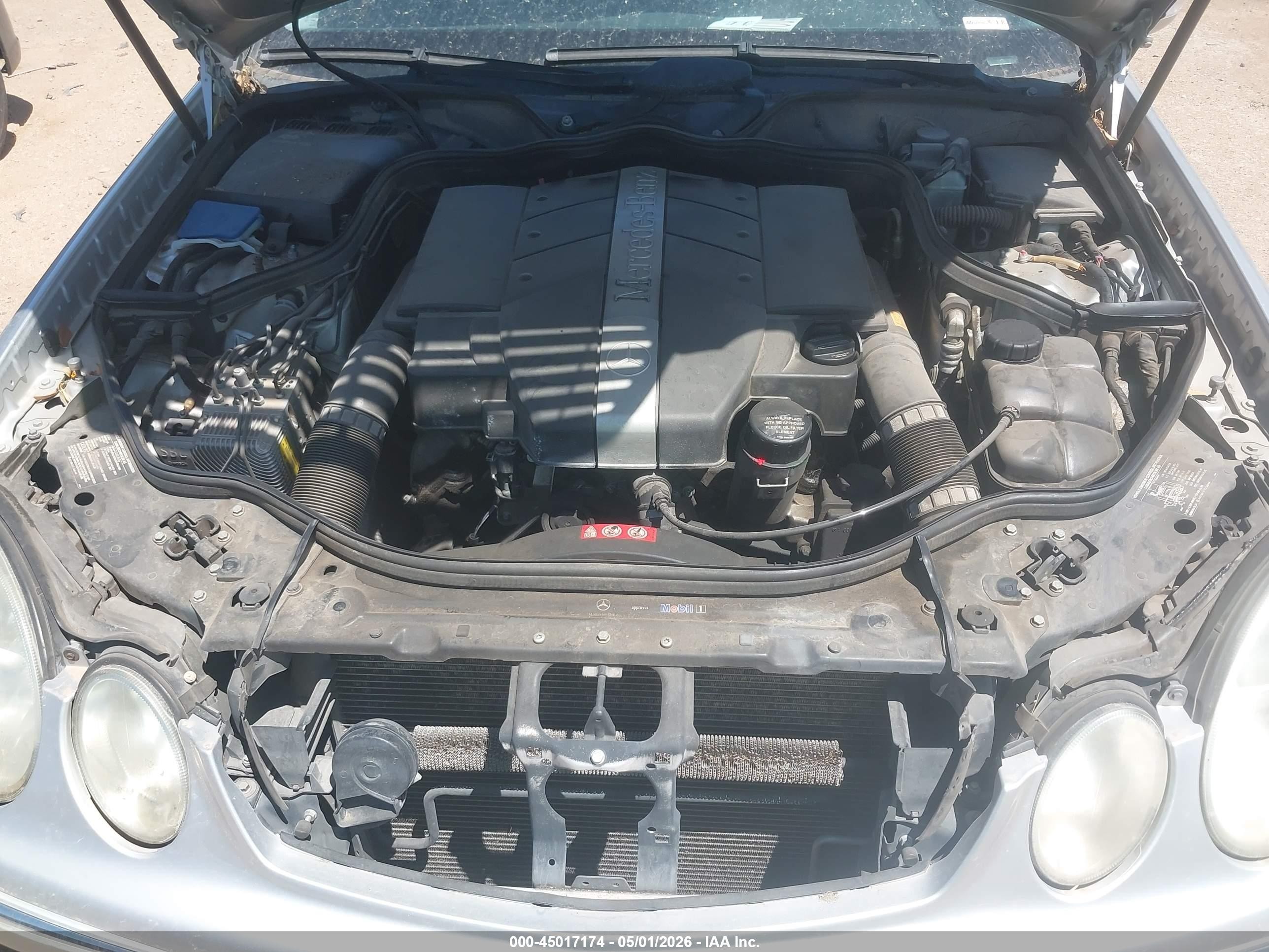 2005 Mercedes-benz E 320   Серебряный vin: WDBUH65J65A633035