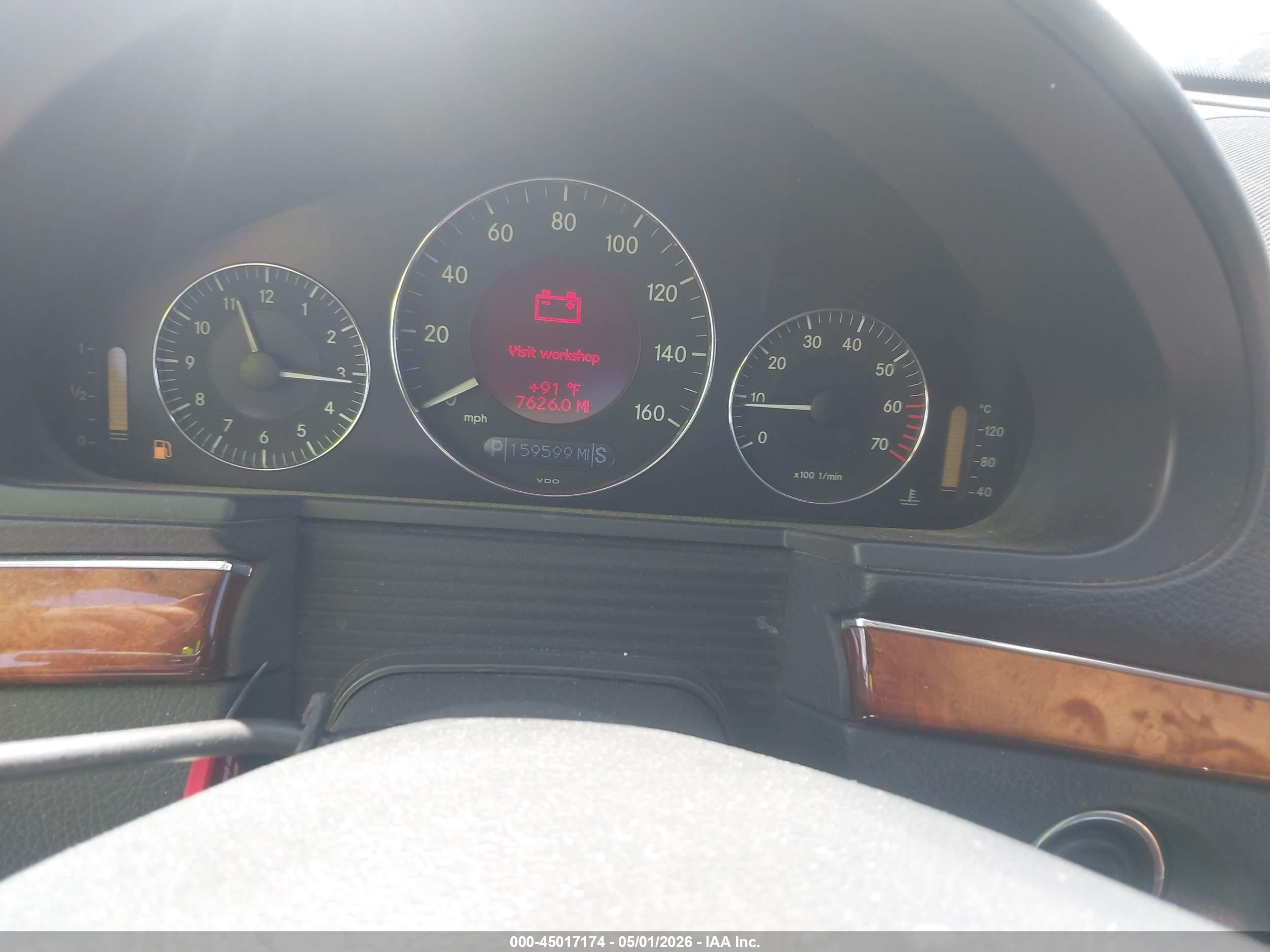 2005 Mercedes-benz E 320   Серебряный vin: WDBUH65J65A633035