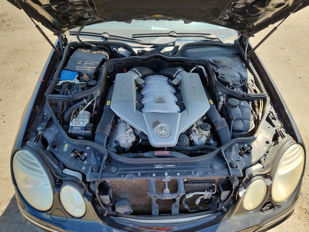 2007 Mercedes-benz E 63 Amg Черный vin: WDBUH77X87B067416