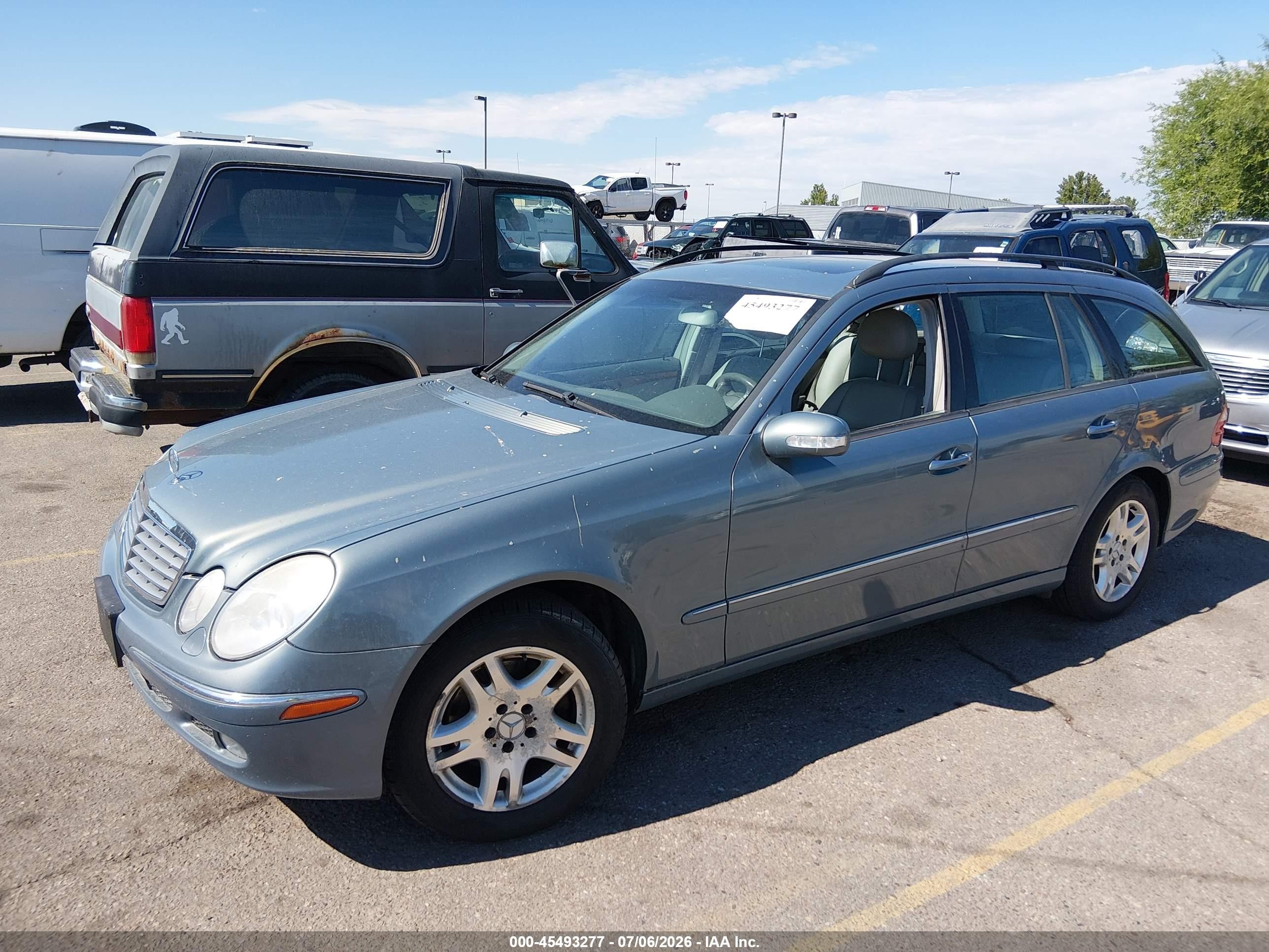 2005 Mercedes-benz E 320 4matic Blue vin: WDBUH82J45X171247