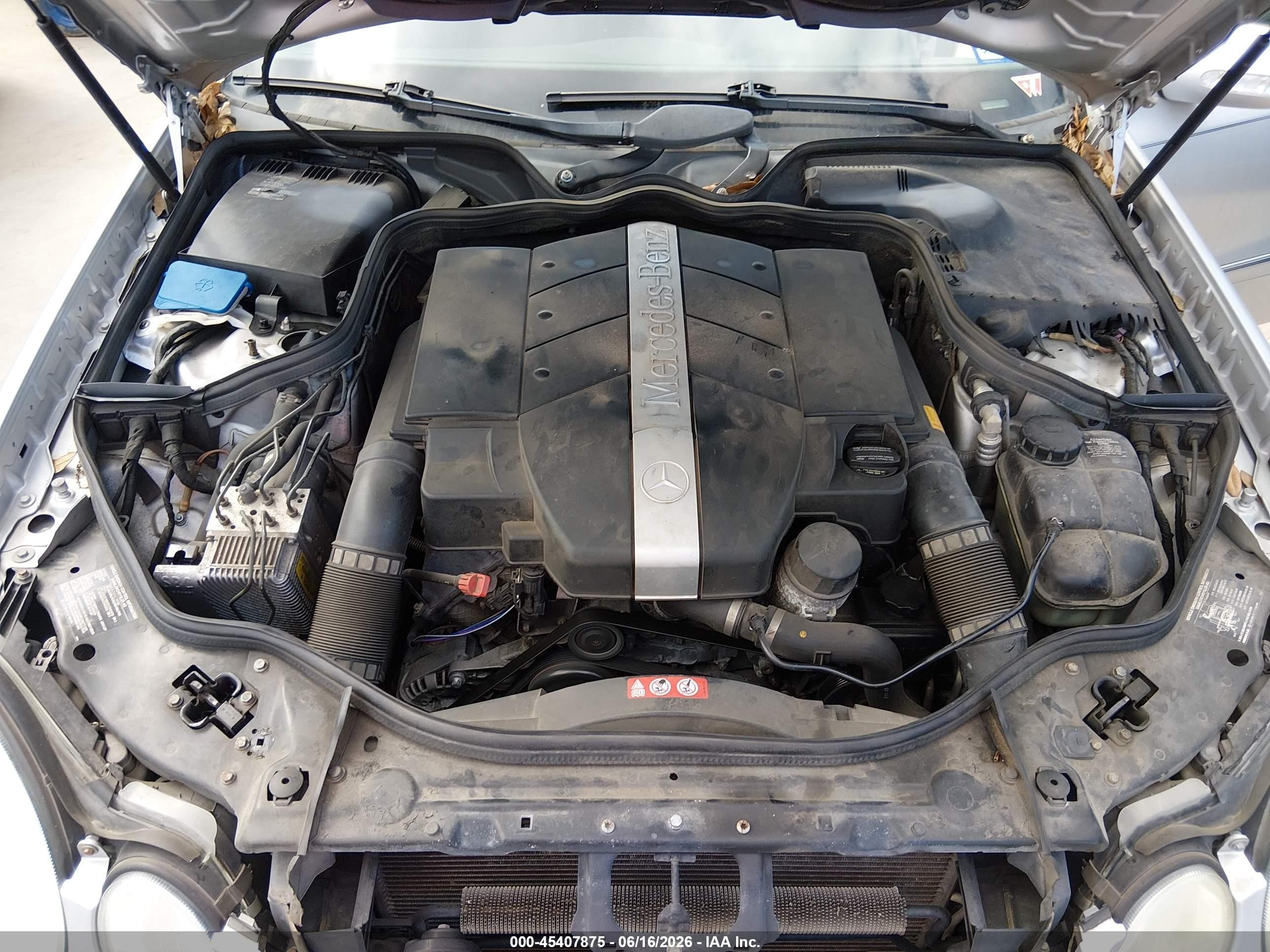 2005 Mercedes-benz E 320 4matic Silver vin: WDBUH82J55X177090