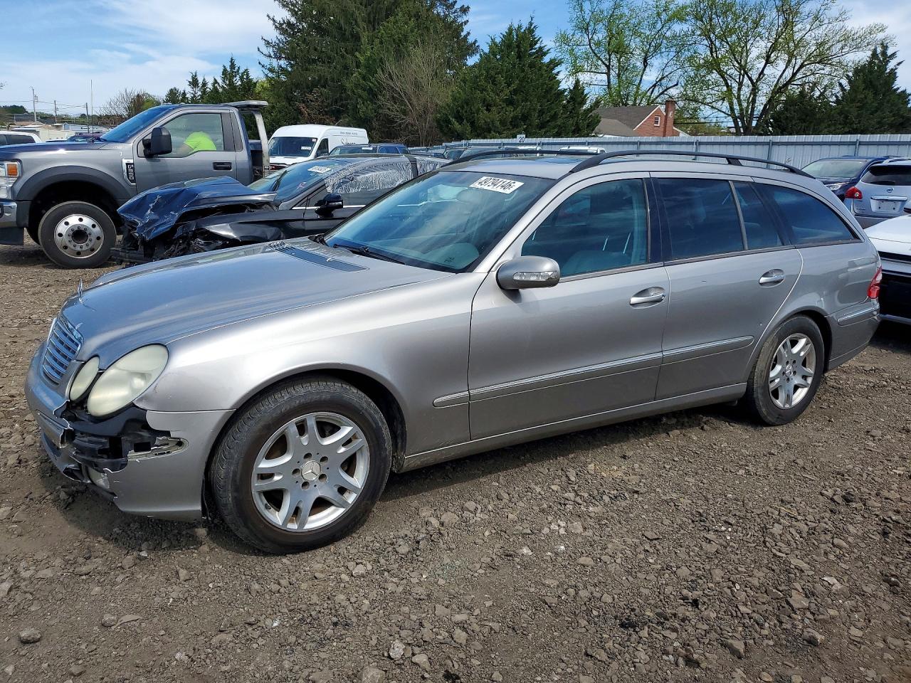 2004 Mercedes-benz E 320 4matic Silver vin: WDBUH82J64X117141