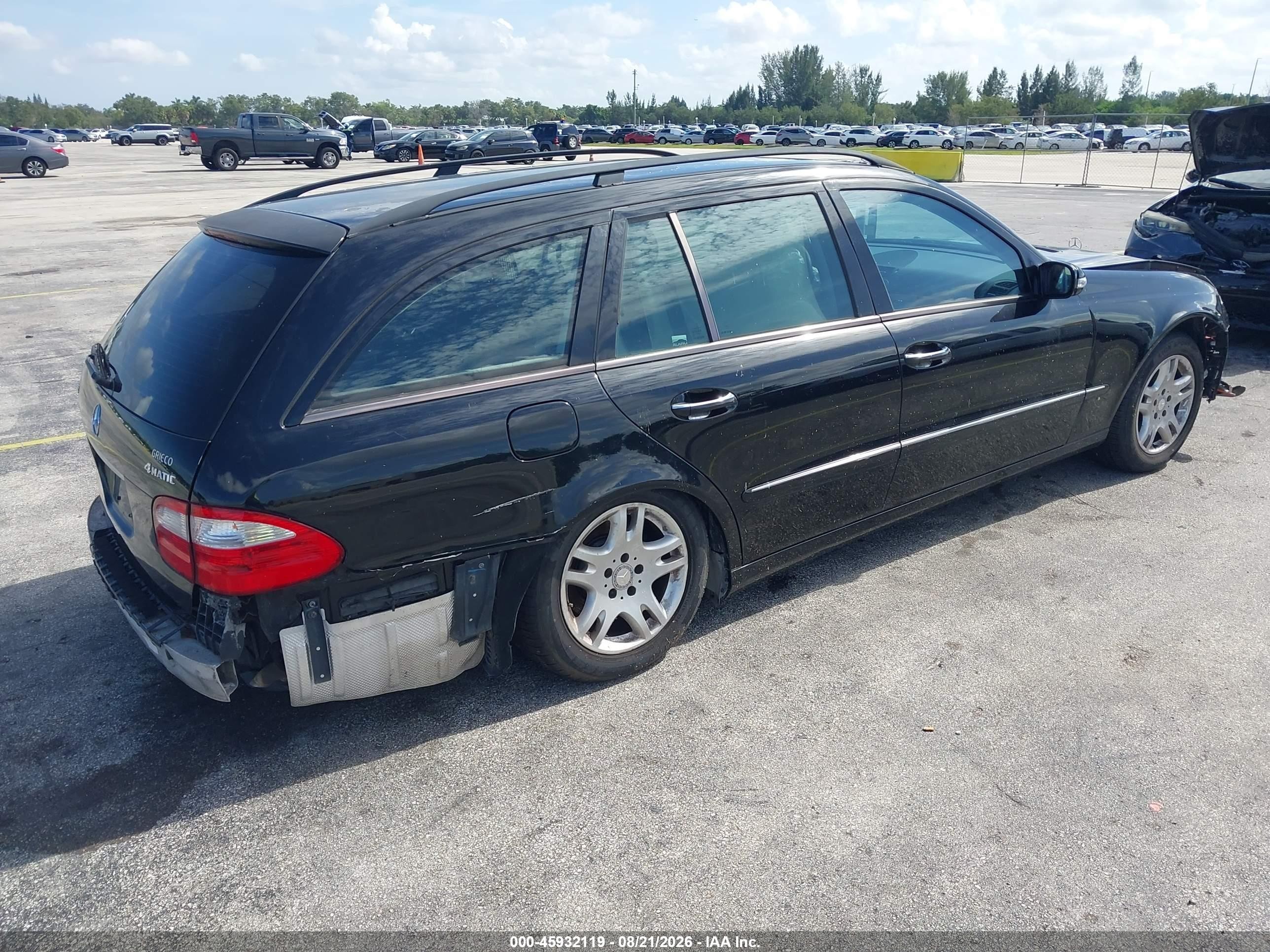 2005 Mercedes-benz E 320 4matic Black vin: WDBUH82J85X172577