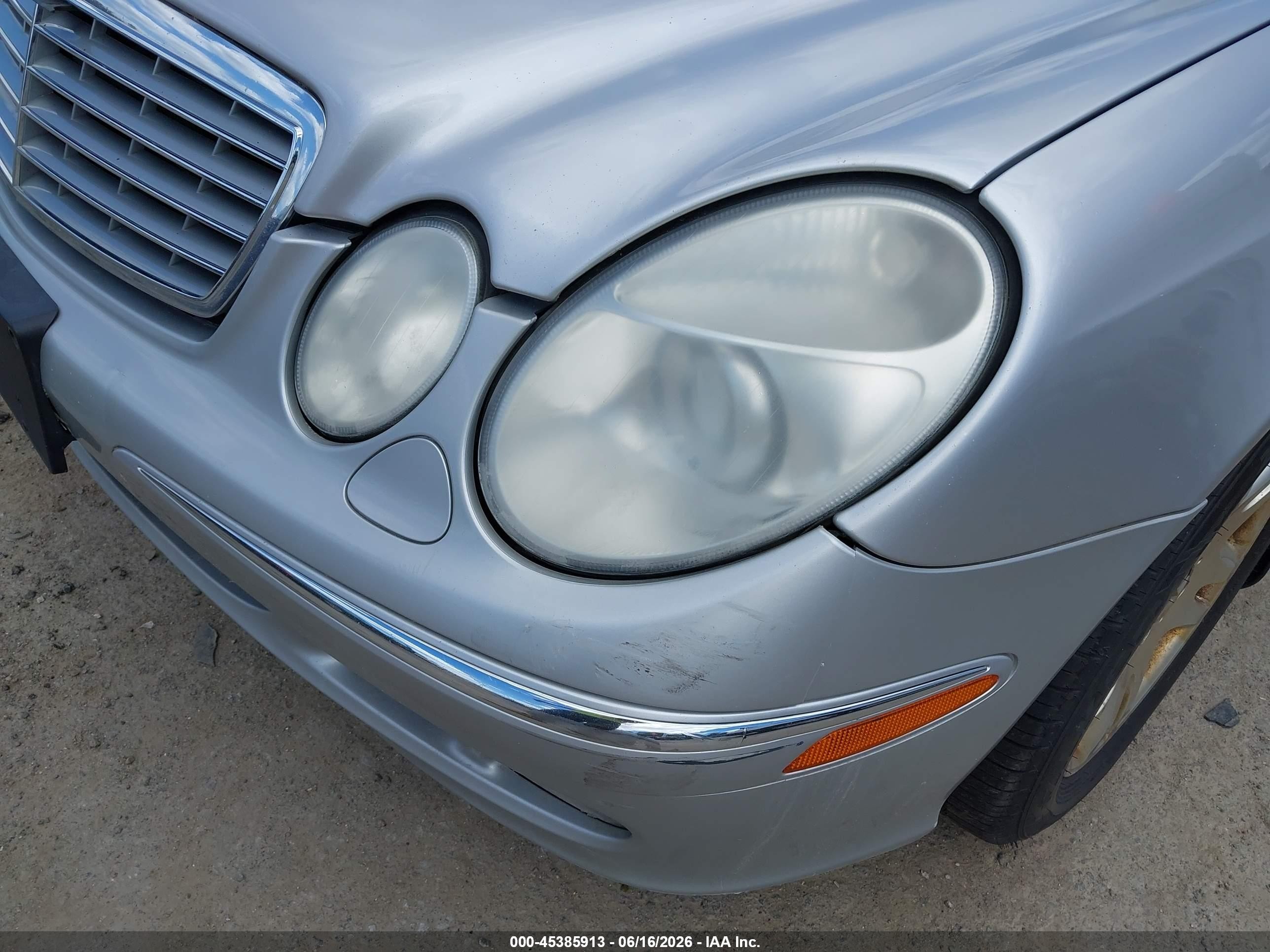 2005 Mercedes-benz E 320 4matic Silver vin: WDBUH82J95X172359