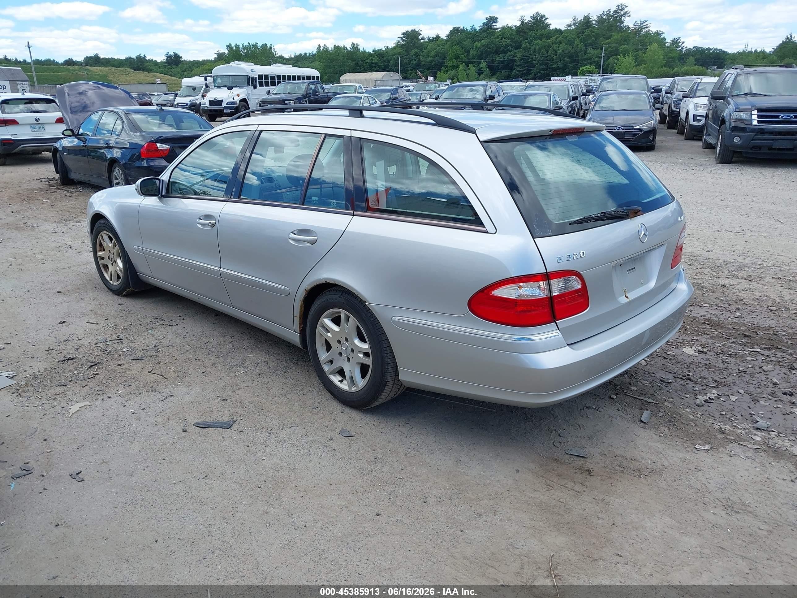 2005 Mercedes-benz E 320 4matic Silver vin: WDBUH82J95X172359