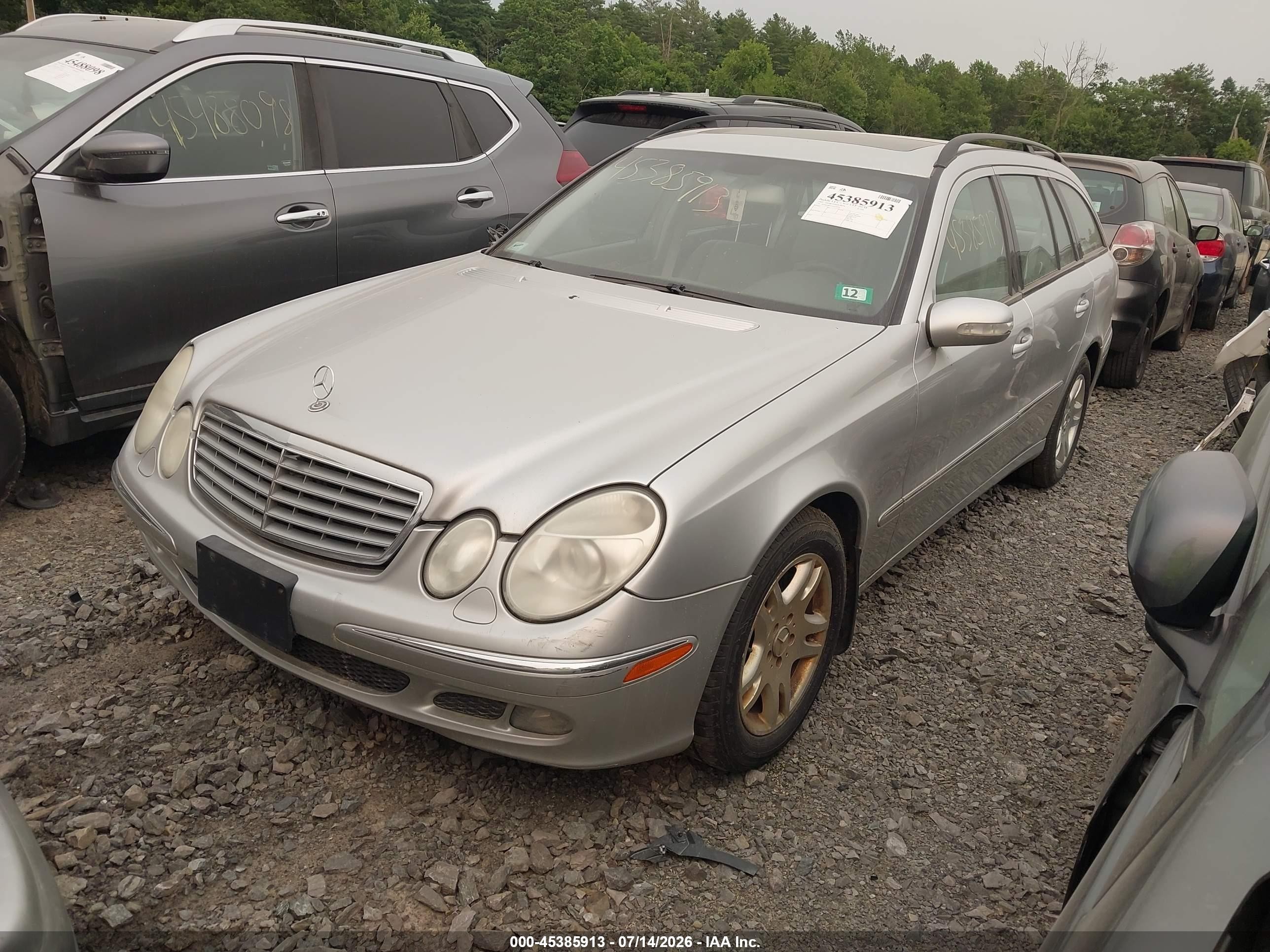 2005 Mercedes-benz E 320 4matic Silver vin: WDBUH82J95X172359