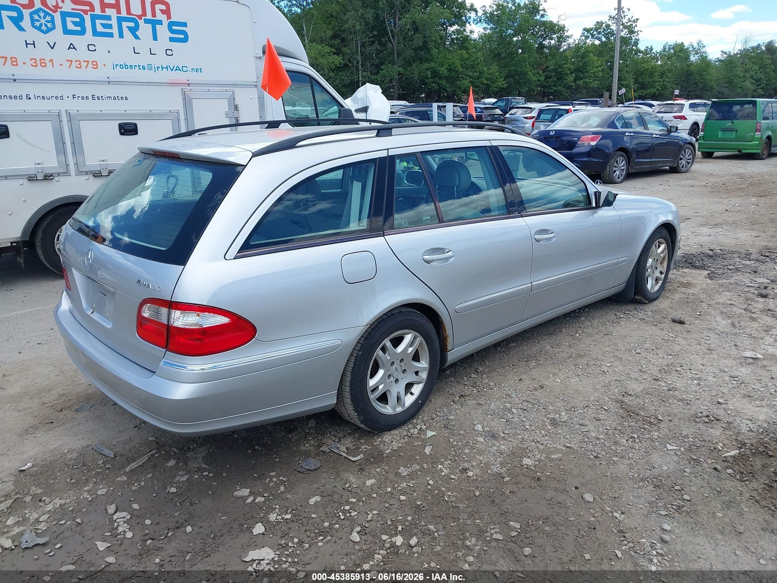 2005 Mercedes-benz E 320 4matic Silver vin: WDBUH82J95X172359