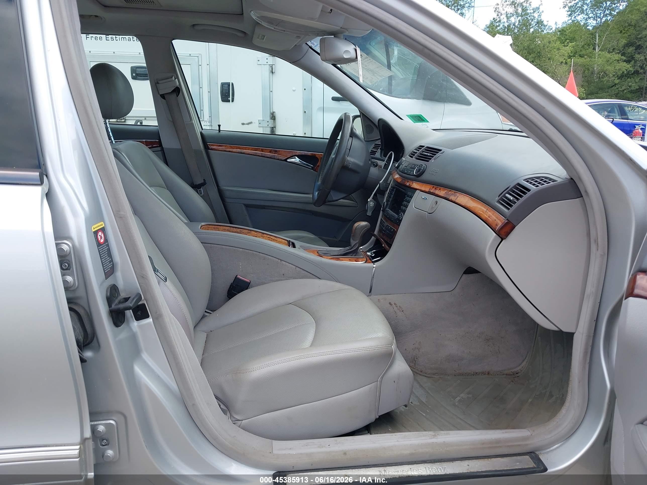 2005 Mercedes-benz E 320 4matic Silver vin: WDBUH82J95X172359
