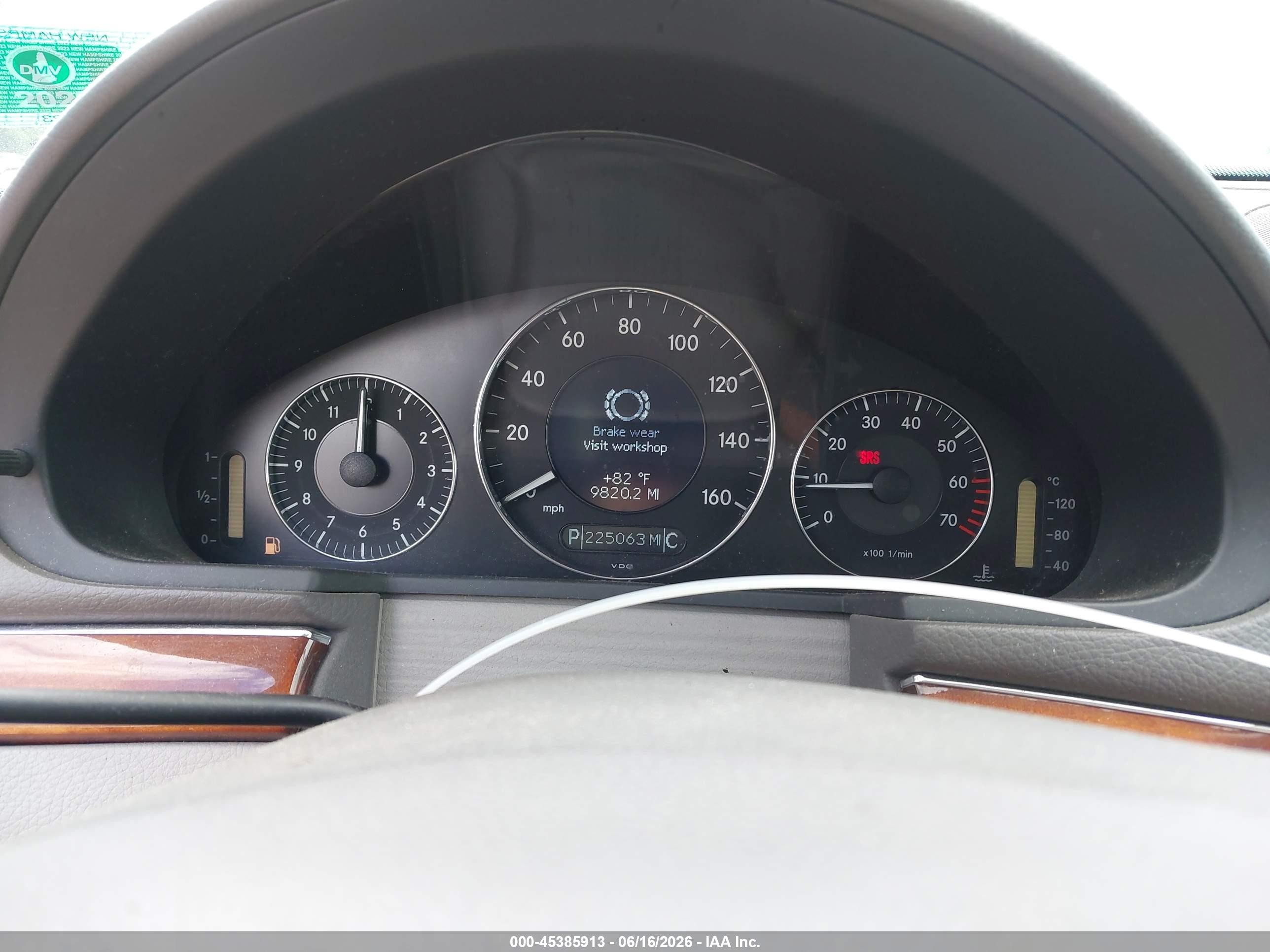 2005 Mercedes-benz E 320 4matic Silver vin: WDBUH82J95X172359